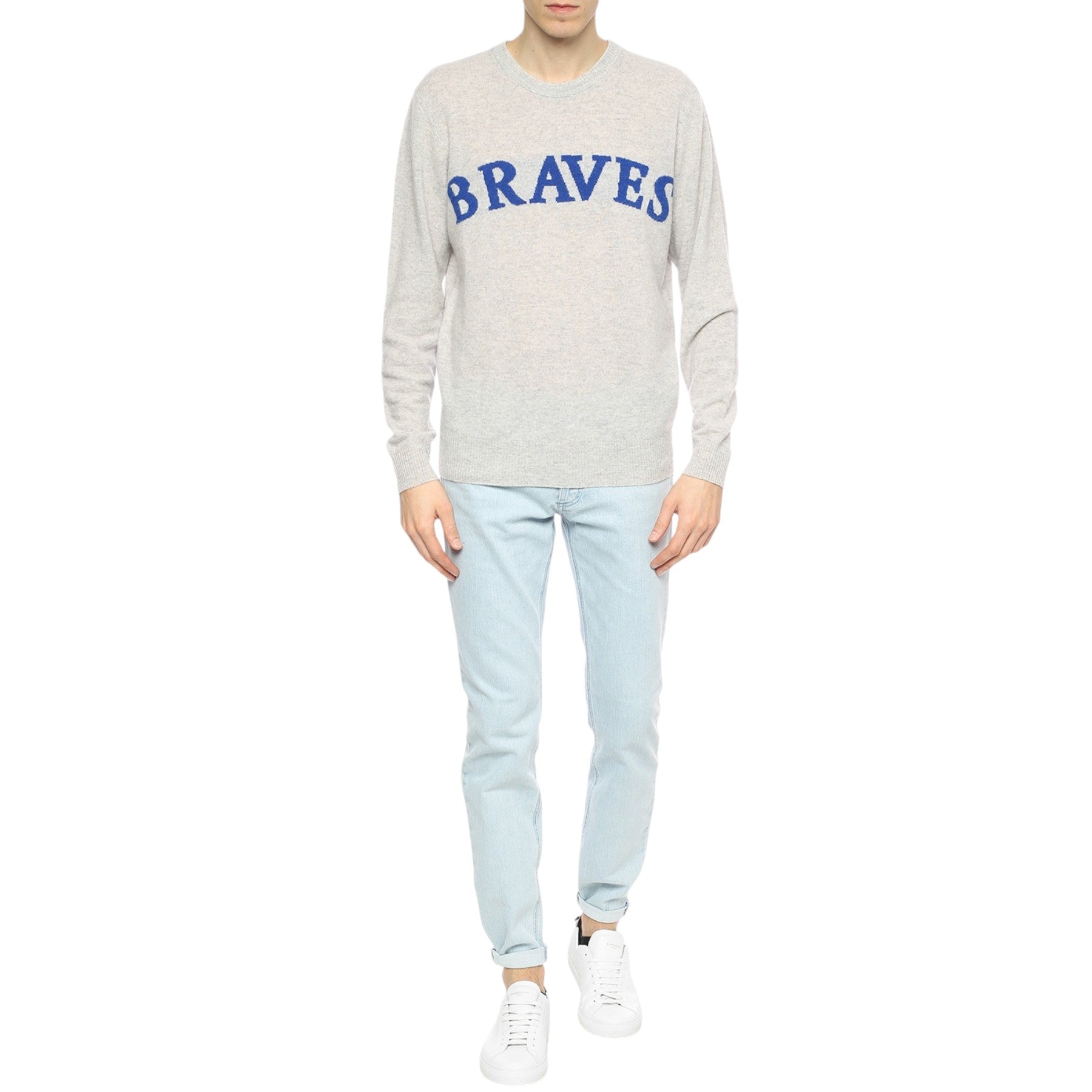 DIESEL K RENOIR Mens Sweatshirts Crew Neck Pullover Warm Casual Grey Jumper M L