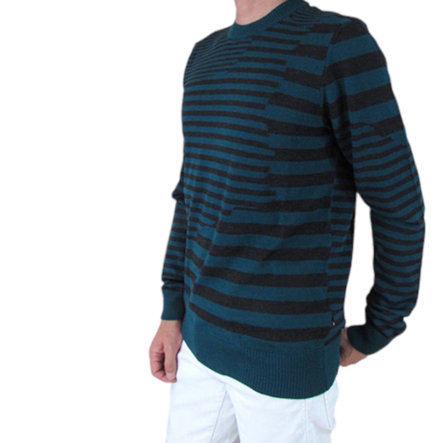 DIESEL K STAKX NOPATCH Mens Sweatshirts Cotton Crew Neck Pullover Jumper Italy