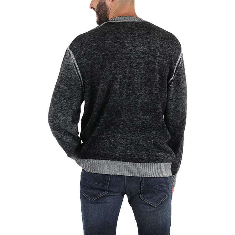 DIESEL K CONF Mens Sweatshirts Regular Crew Neck Pullover Casual Black Jumpers