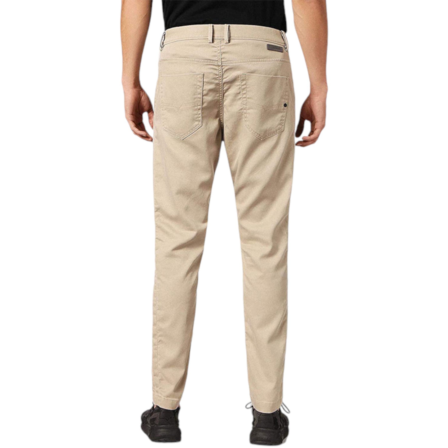 DIESEL SLIM CHINO M NE Mens Chino Trousers Sweats Beige Lyocell Slim Fit Tapered