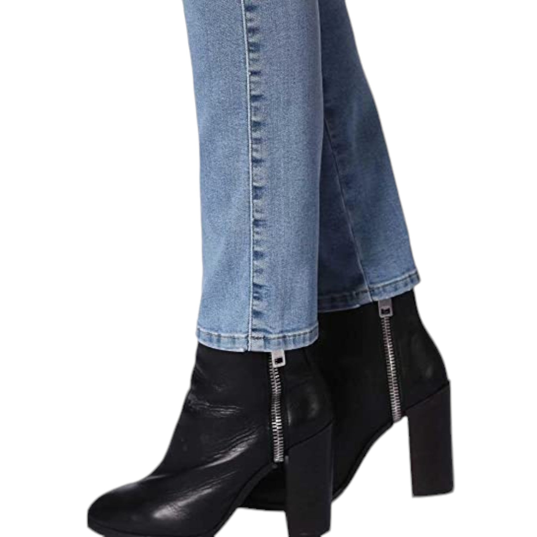 DIESEL SANDY 084RH Womens Denim Jeans Faded Regular Slim Fit Casual Blue Pants