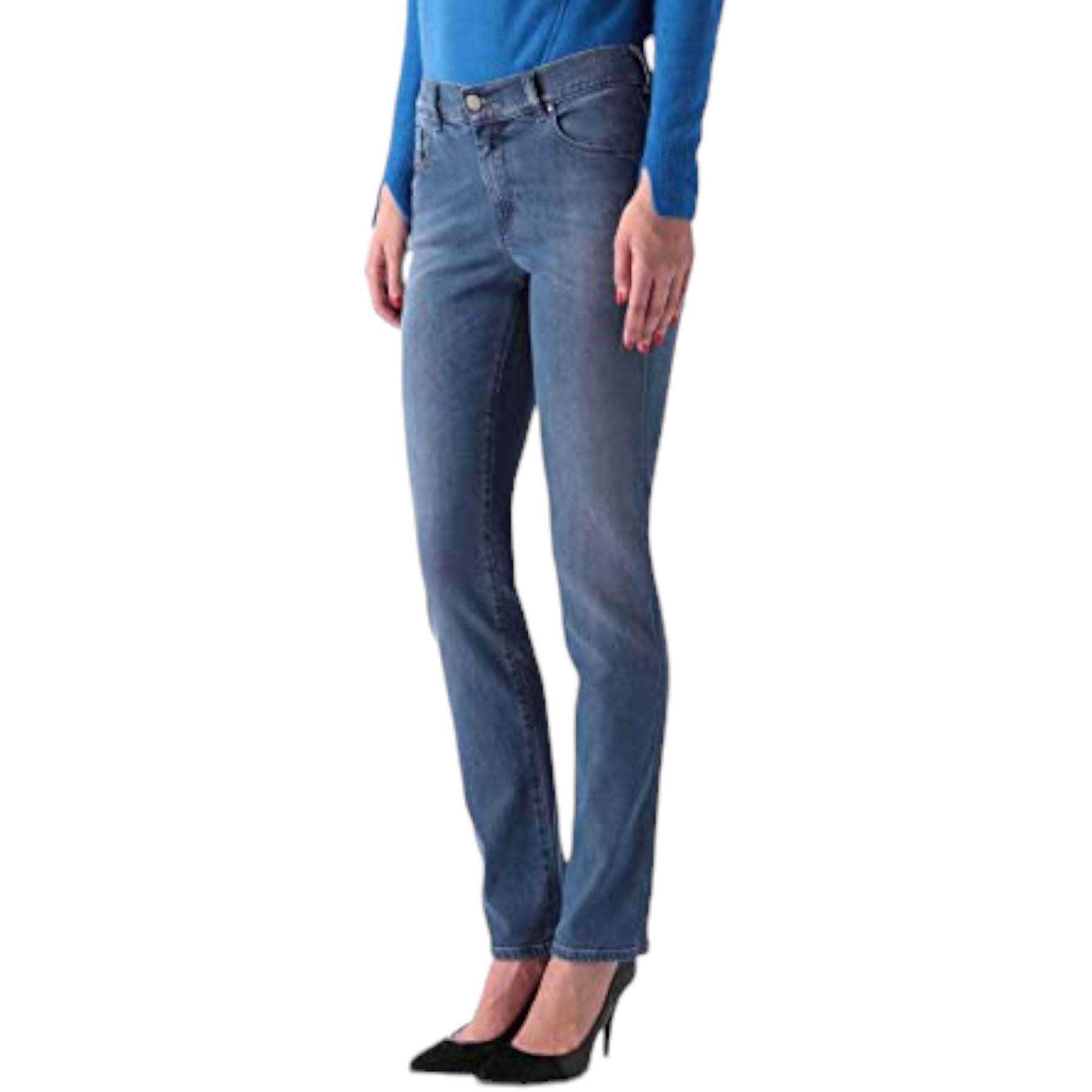 DIESEL SANDY 0666G Womens Denim Jeans Casual Pants Lyocell Regular Slim Trousers