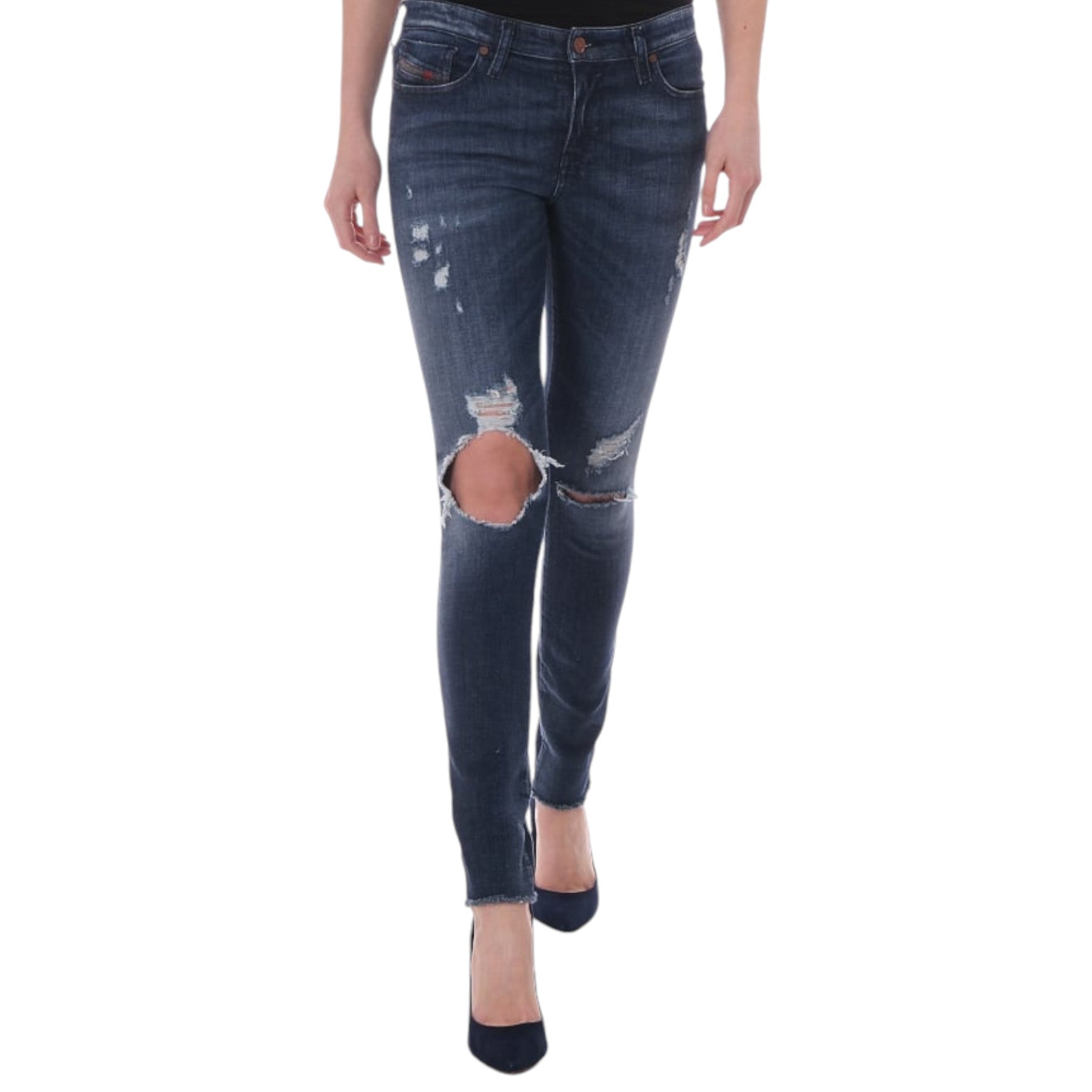 DIESEL SKINZEE 0671V Womens Denim Jeans Casual Pants Super Slim Skinny Trousers