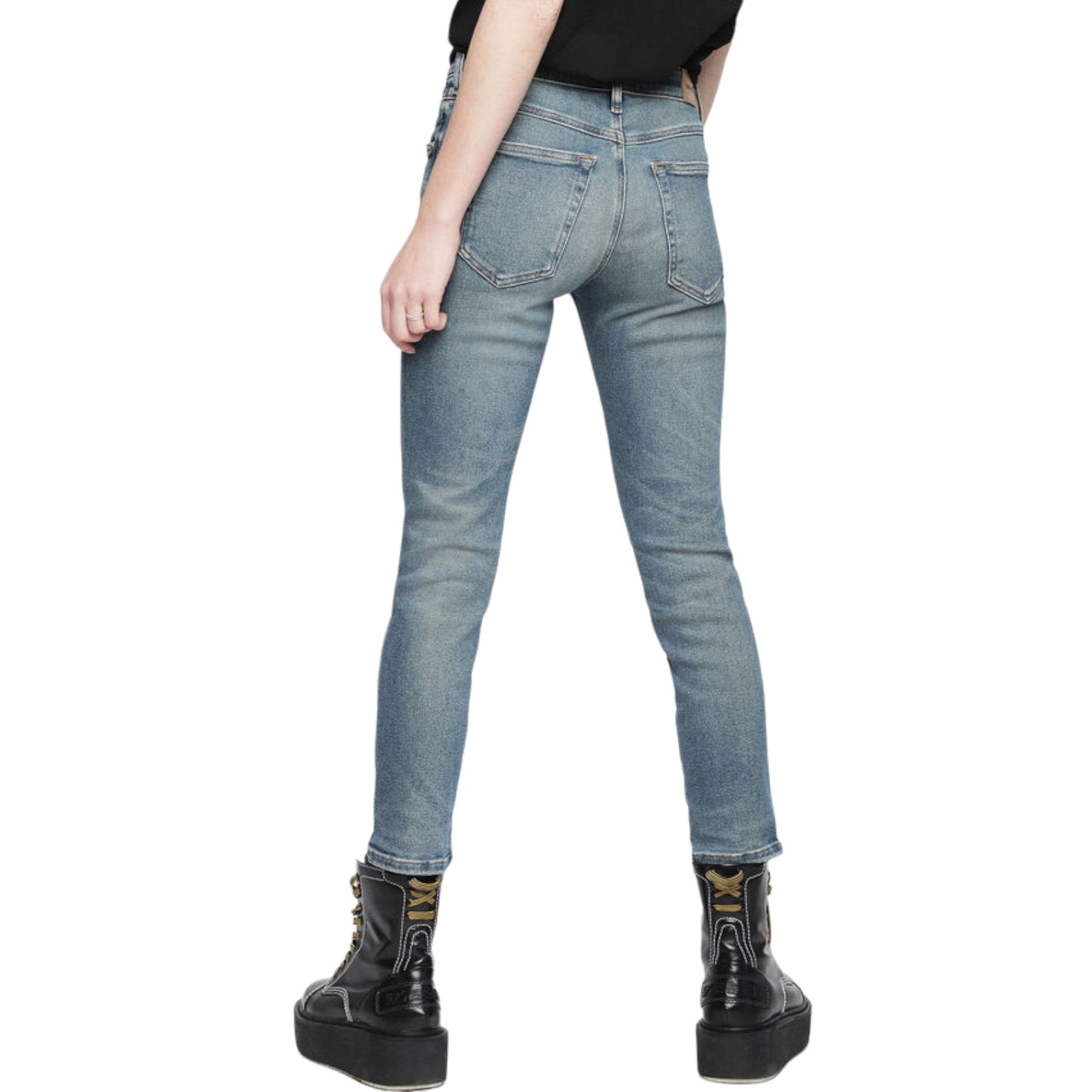 DIESEL BABHILA 084VF Womens Denim Jeans Casual Pants Slim Trousers Made in Italy