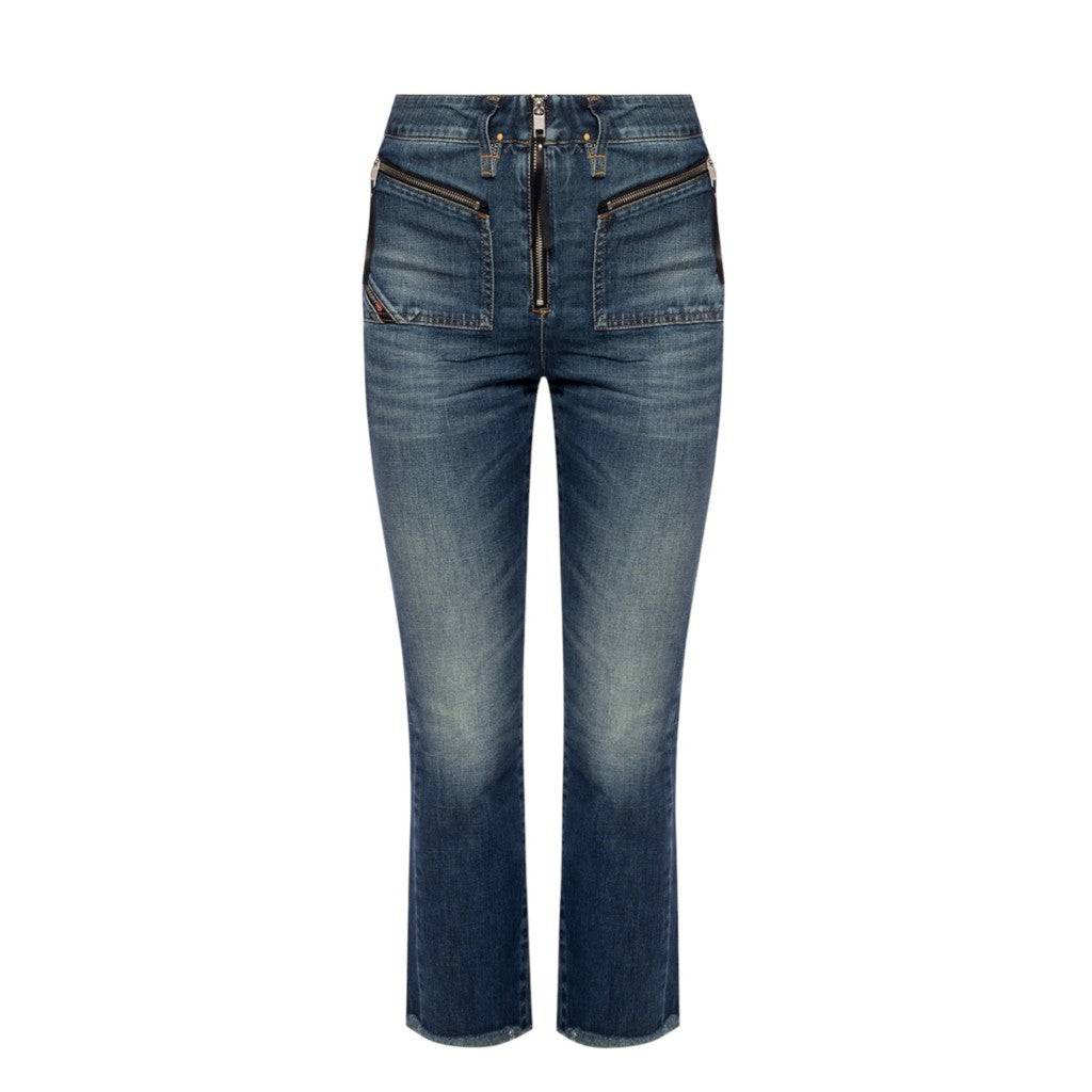 DIESEL D EARLIE 089AR Womens Denim Jeans Casual Pants Kick Flare Style Trousers