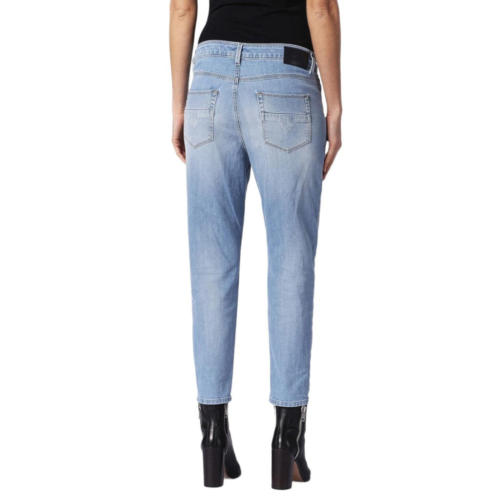 DIESEL FAYZA EVO 084QN Womens Denim Jeans Casual Pants Relaxed Boyfriend Trouser