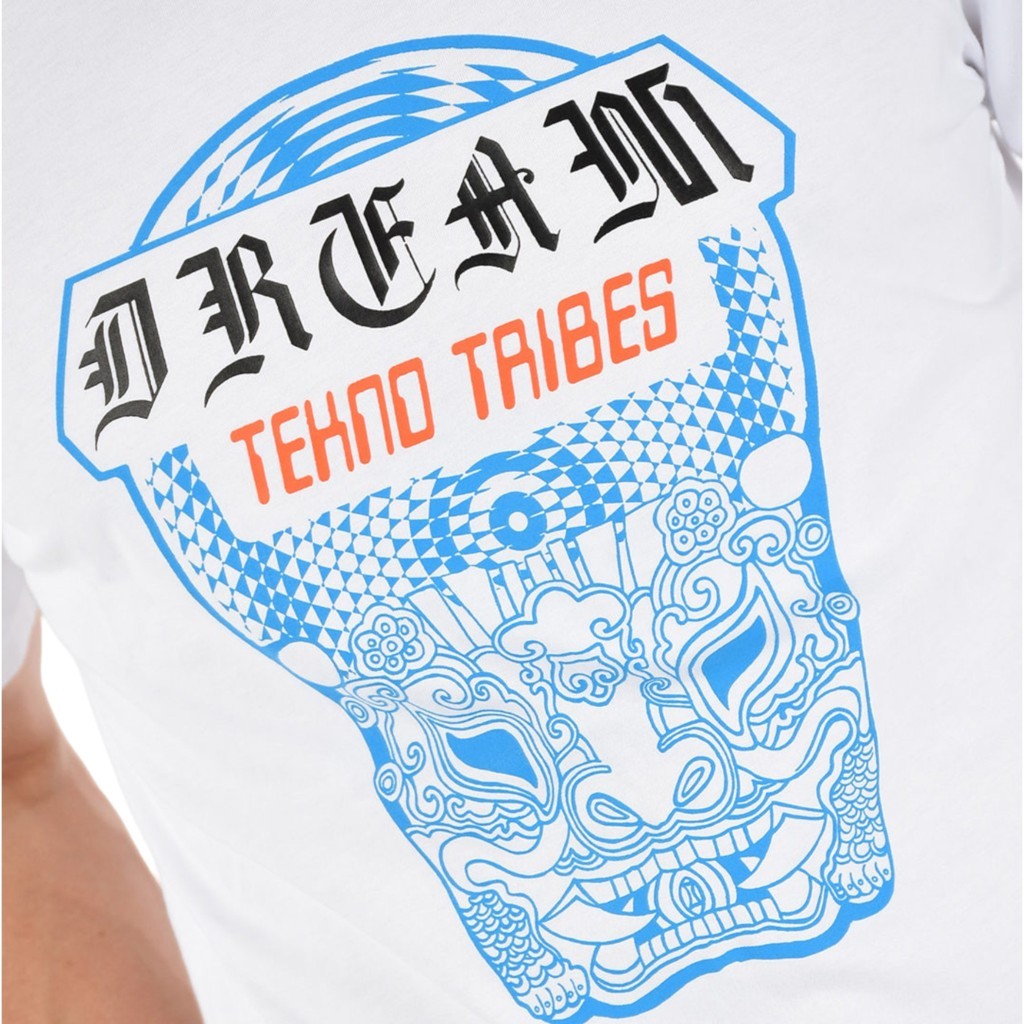 DIESEL T JUST WN Mens T-Shirt Short Sleeves Crew Neck Printed Casual White Tees