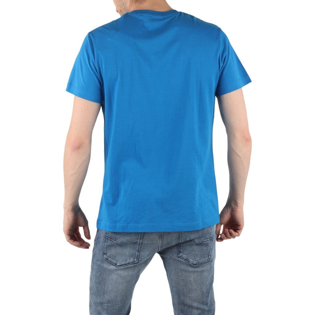 DIESEL T DIEGO BB Mens T-Shirt Crew Neck Short Sleeve Blue Tee Casual Cotton Top