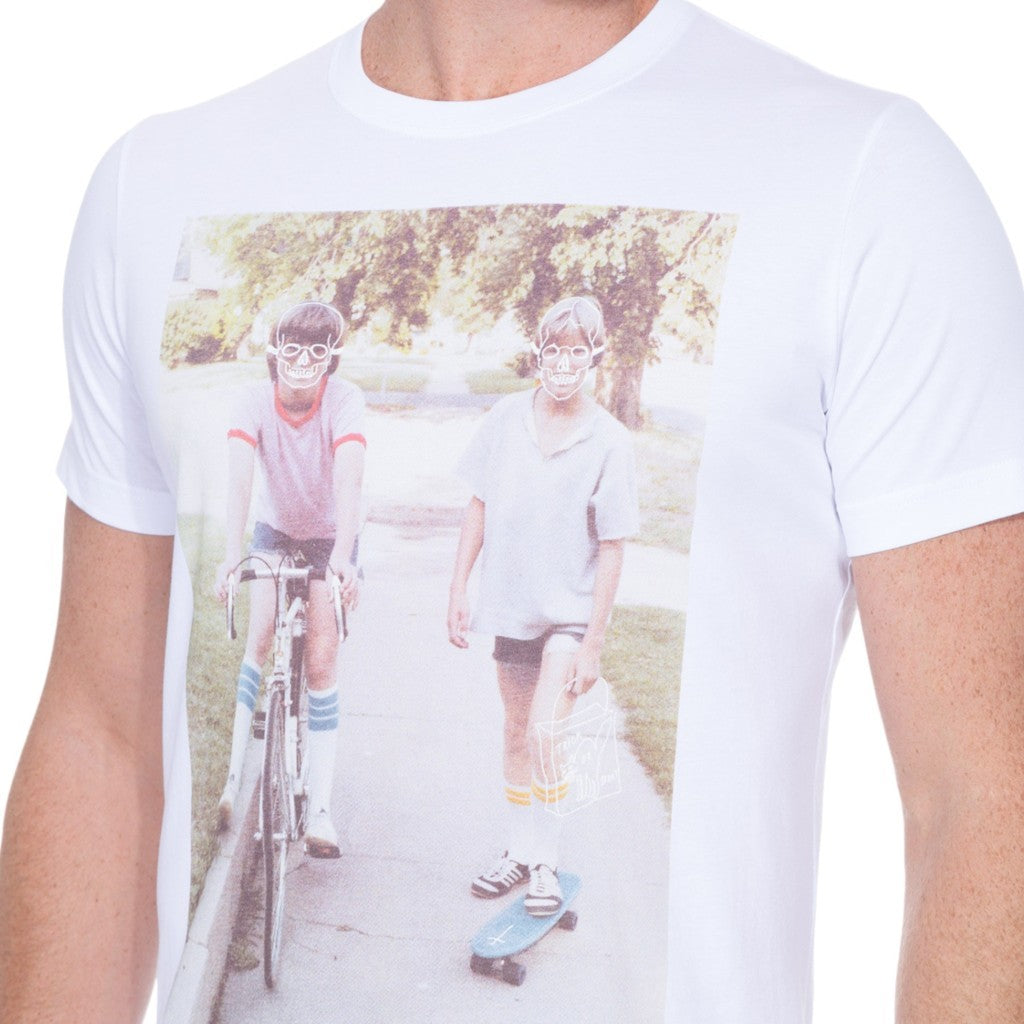 DIESEL T JOE RV 100 Mens T-Shirt Short Sleeve Ribbed Top Summer Casual White Tee