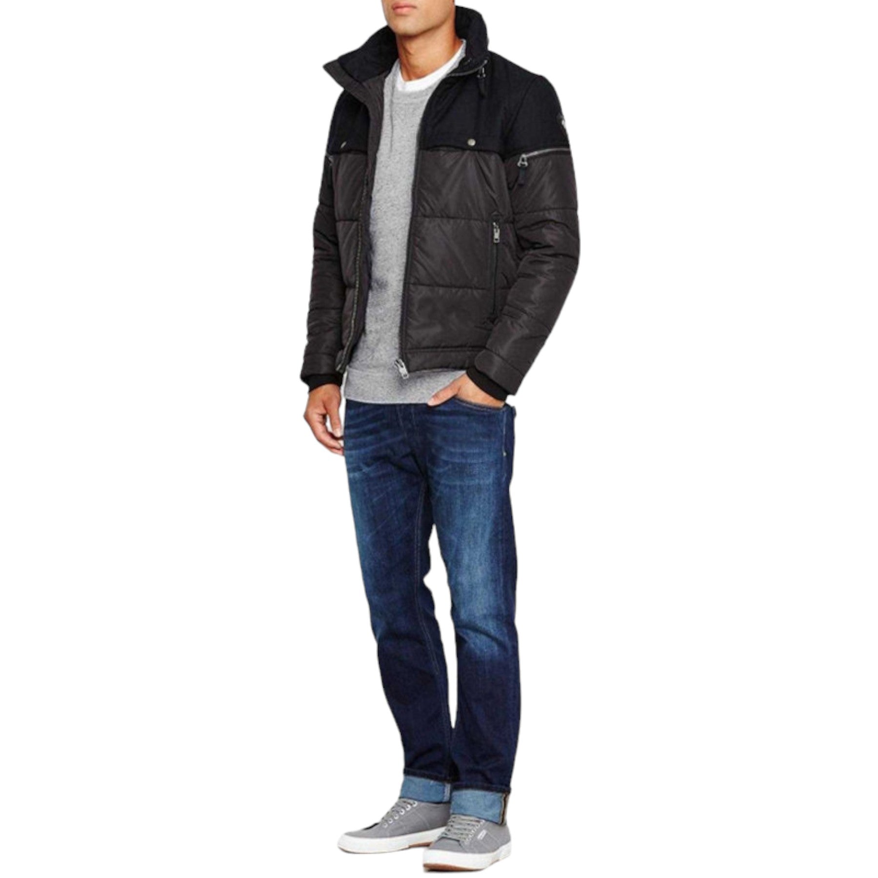 DIESEL S GLADYS Mens Sweatshirt Crew Neck Regular Fit Pullover Winter Jumper