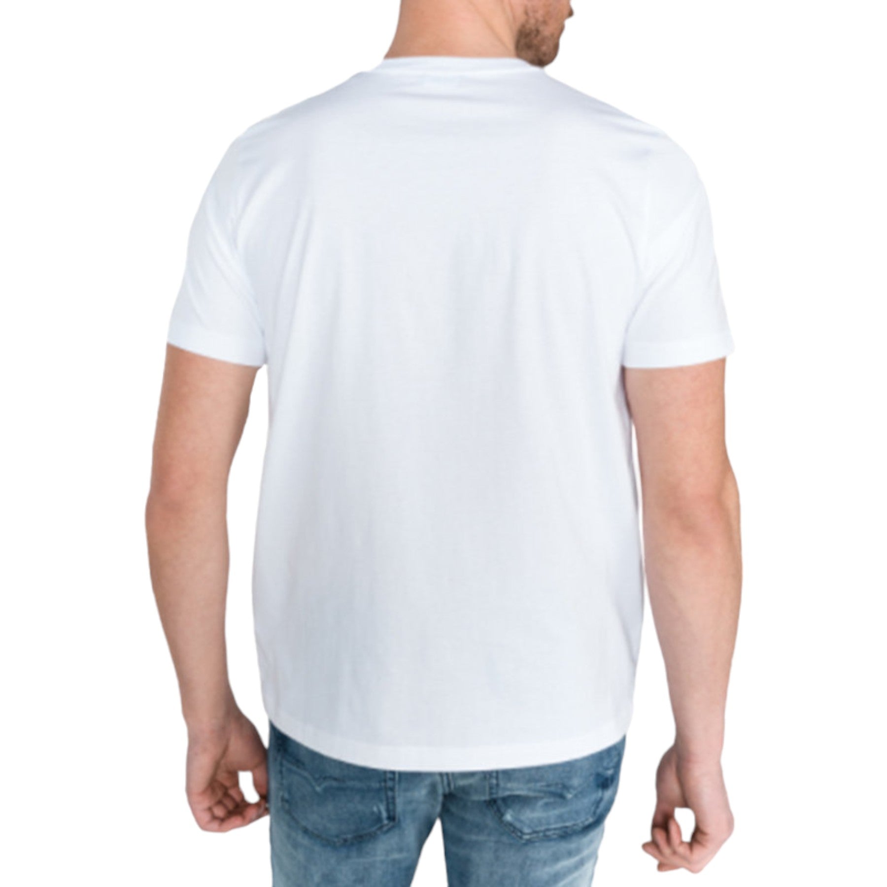 DIESEL T JUST Y4 Mens T Shirt Short Sleeve Tee Crew Neck Casual Summer White Top D Outlet