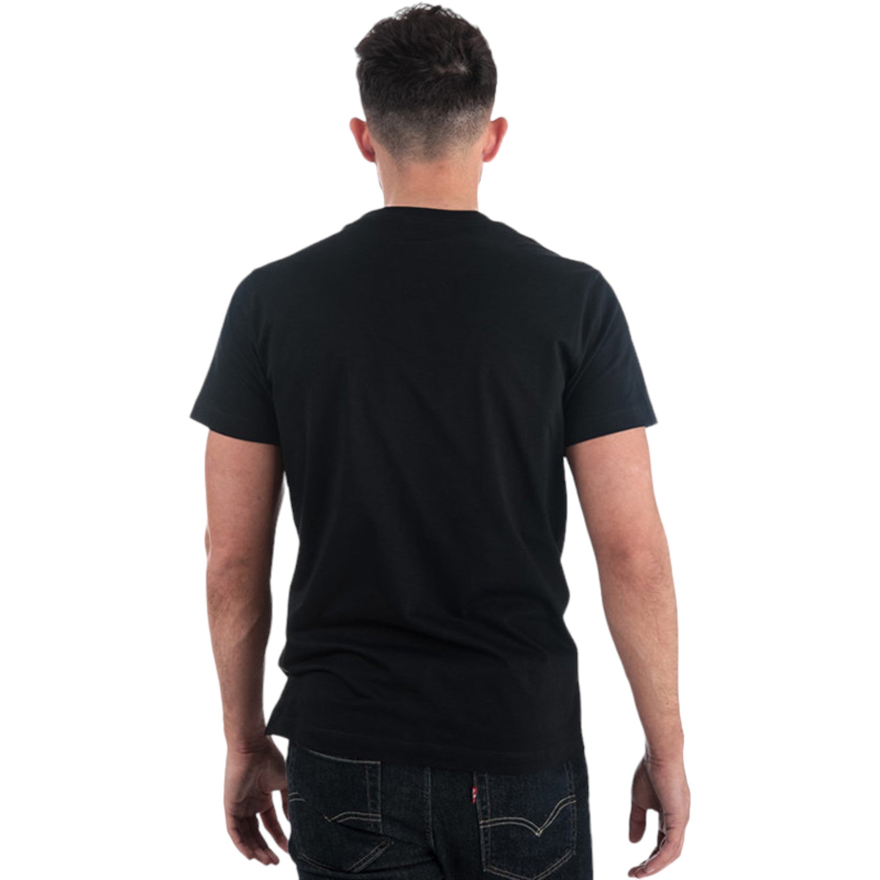 DIESEL T DIEGO BROK Mens T Shirt Short Sleeve Cotton Tee Casual Black Summer Top