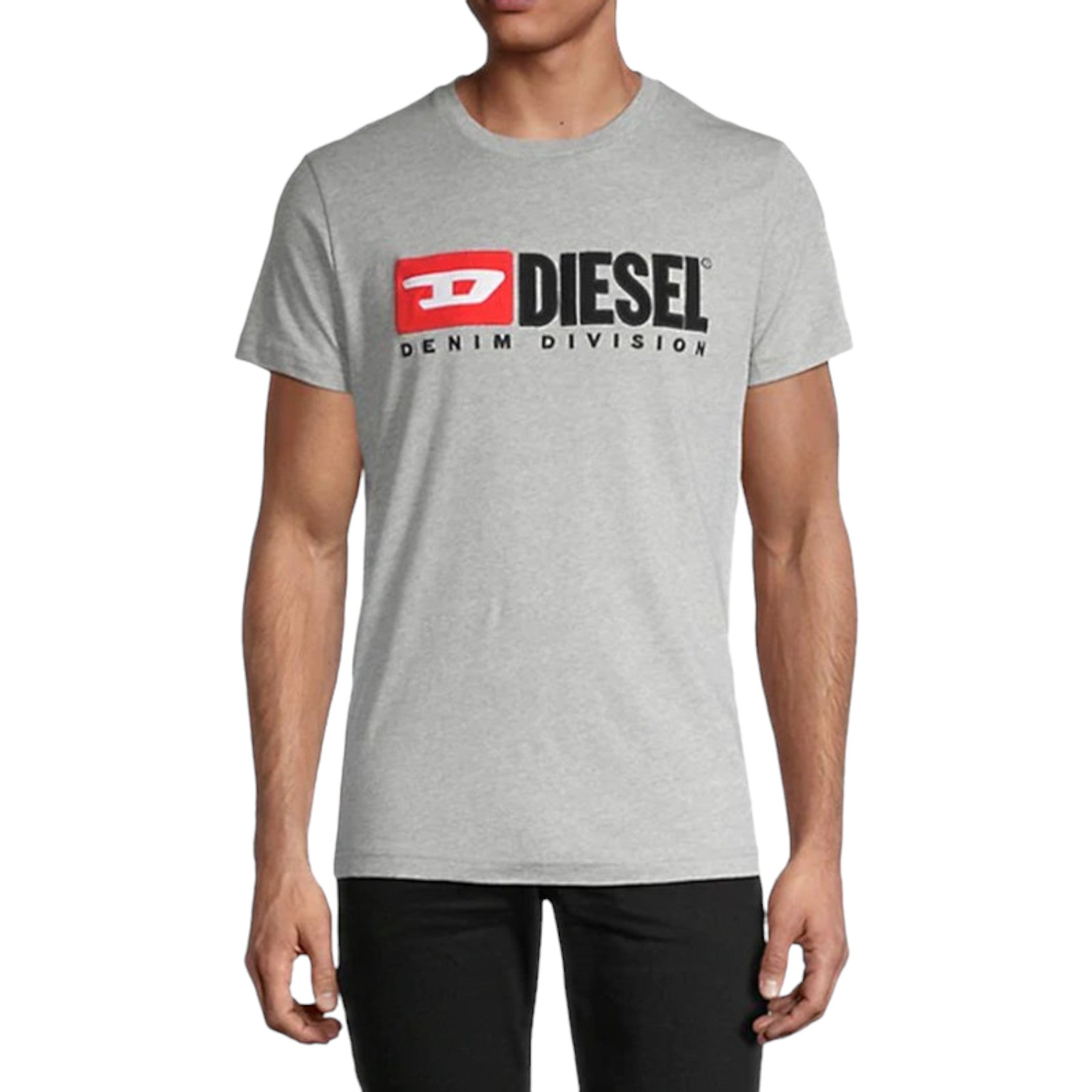DIESEL T DIEGO DIVISION Mens T Shirt Short Sleeve Tee Casual Cotton Summer Top