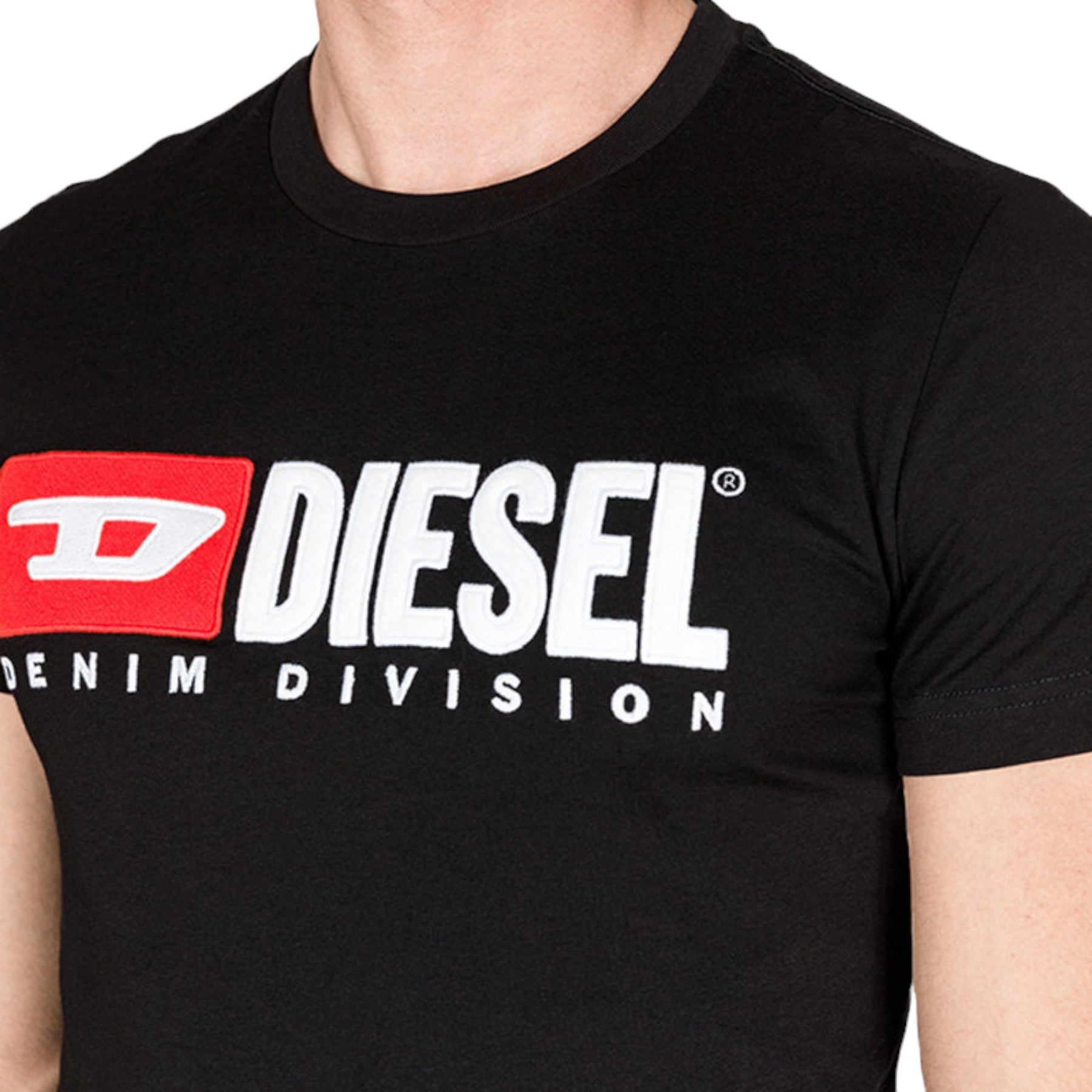 DIESEL T DIEGO DIVISION Mens T Shirt Short Sleeve Tee Casual Cotton Summer Top