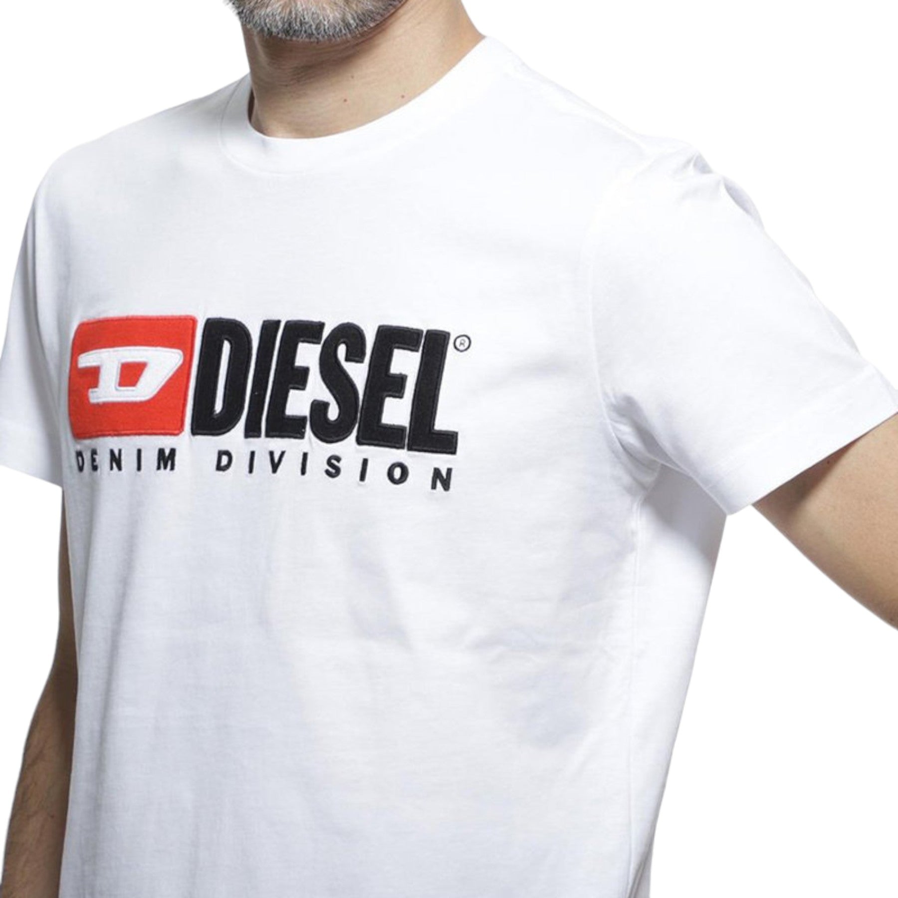 DIESEL T DIEGO DIVISION Mens T Shirt Short Sleeve Tee Casual Cotton Summer Top