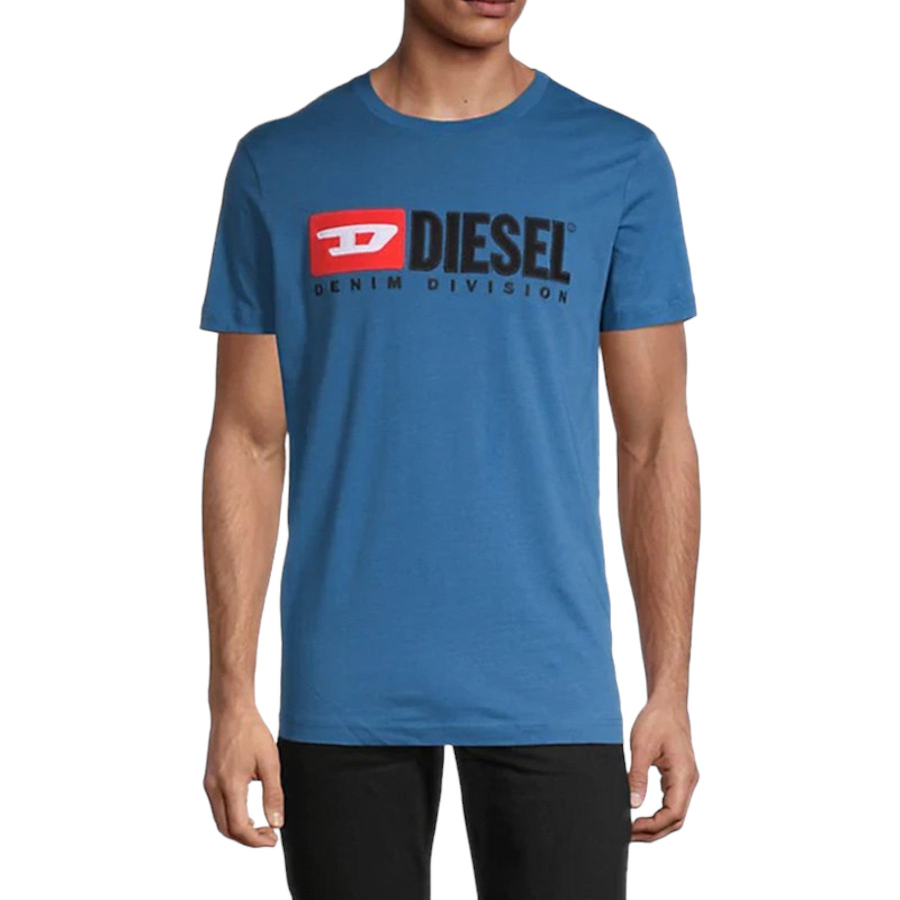 DIESEL T DIEGO DIVISION Mens T Shirt Short Sleeve Tee Casual Cotton Summer Top
