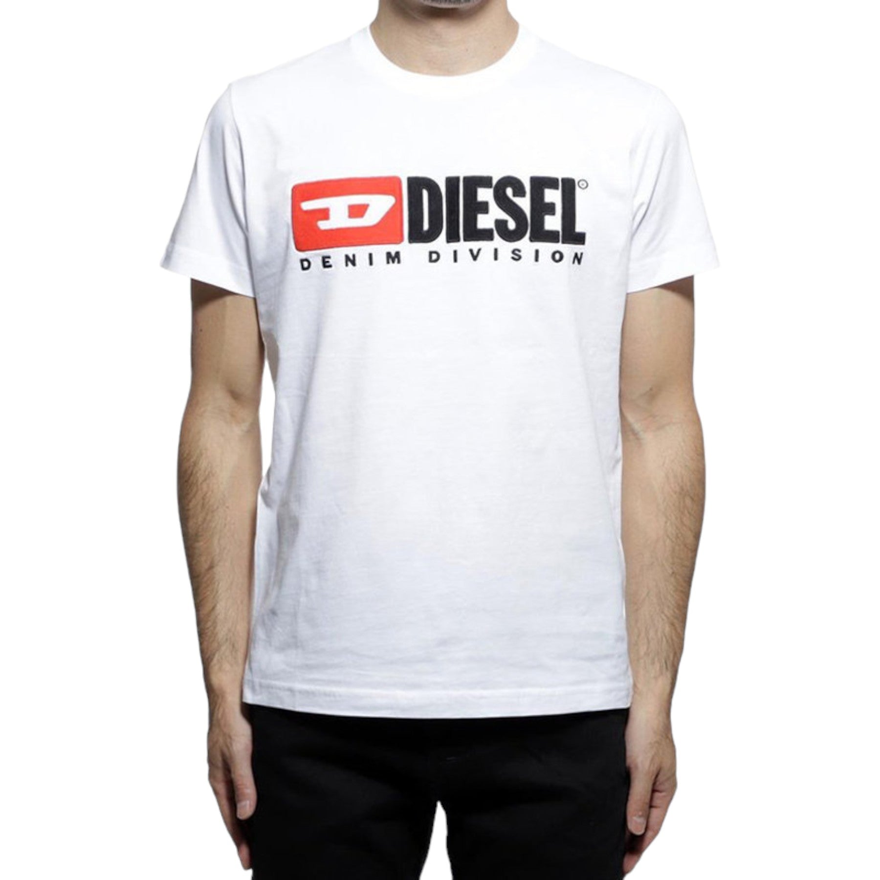 DIESEL T DIEGO DIVISION Mens T Shirt Short Sleeve Tee Casual Cotton Summer Top