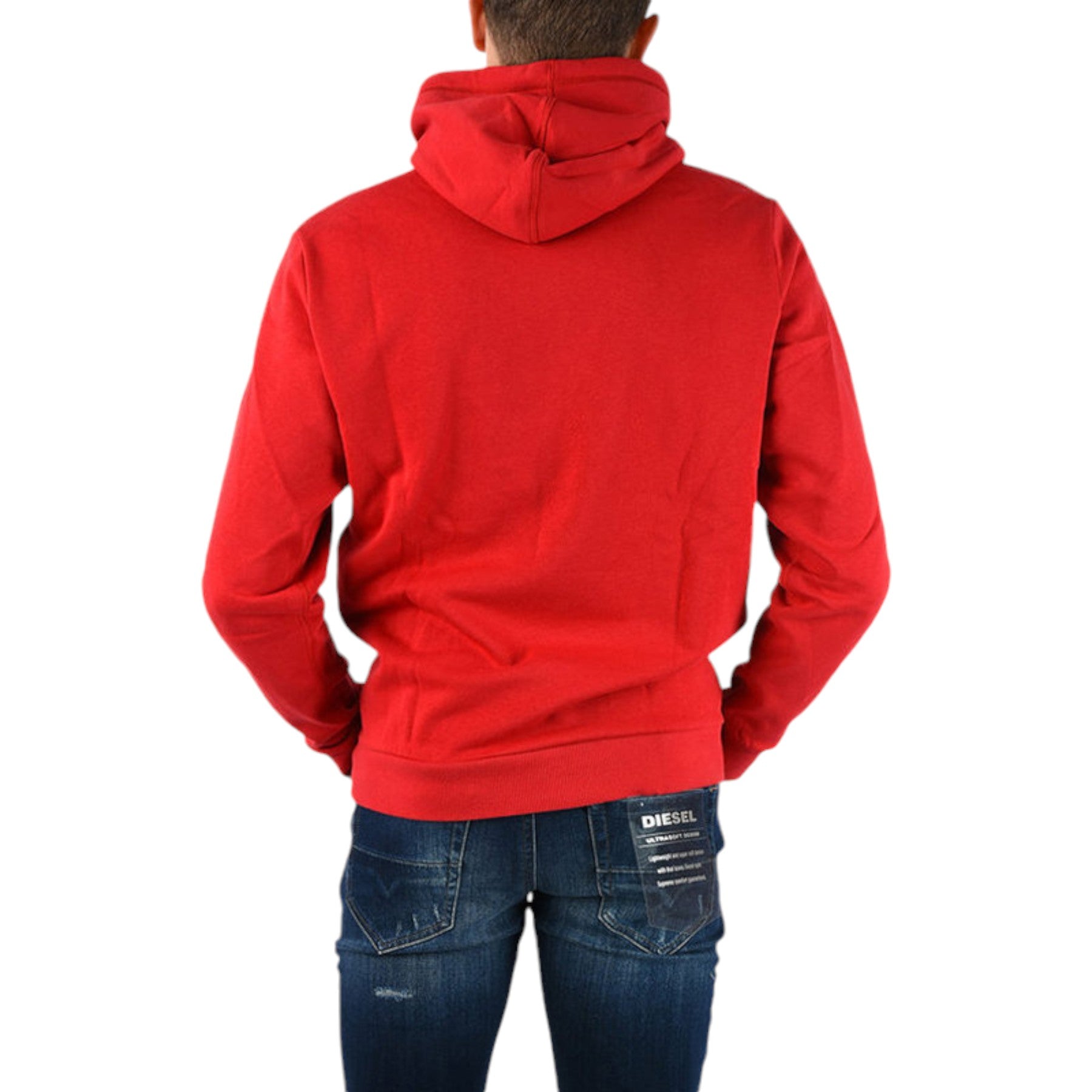DIESEL S AGNES BRO Mens SWEAT Hoodie Casual Hooded Top Sweatshirt Pullover Hoody