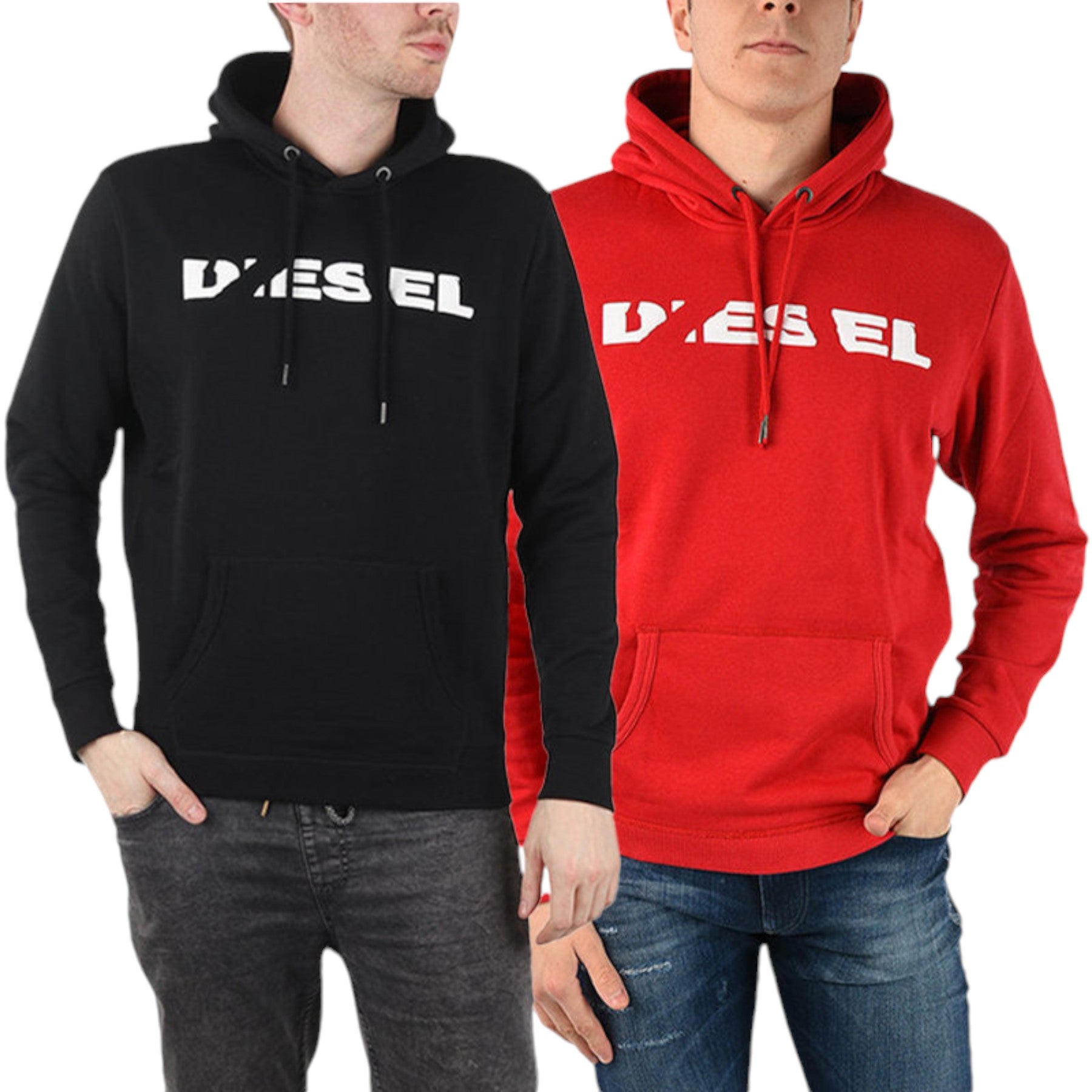 DIESEL S AGNES BRO Mens SWEAT Hoodie Casual Hooded Top Sweatshirt Pullover Hoody