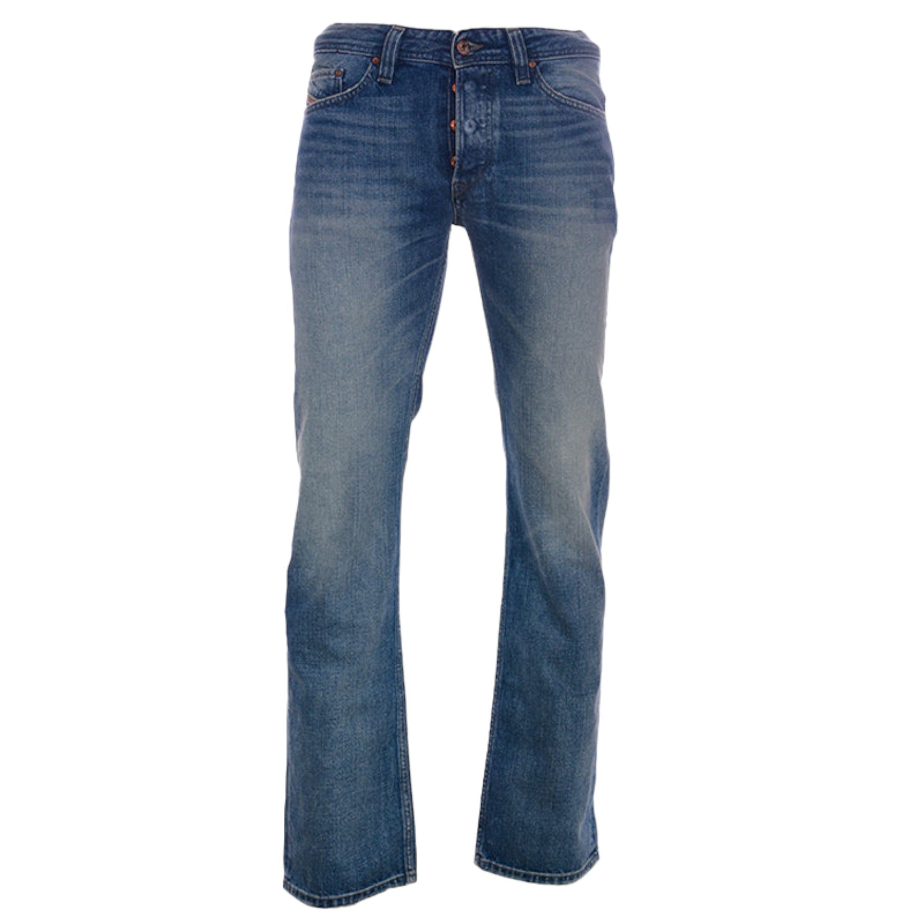 DIESEL LARKEE 0RZ49 Mens Denim Jeans Regular Straight Fit Cotton Casual Pants