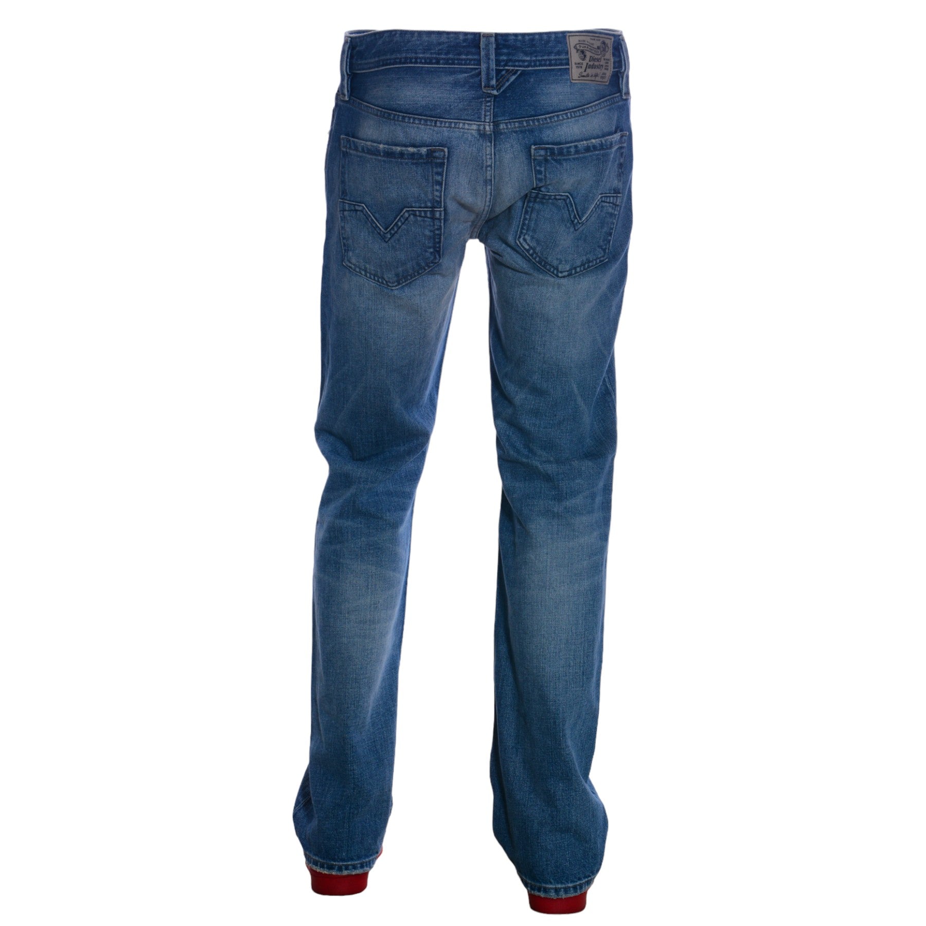 DIESEL LARKEE 0RZ49 Mens Denim Jeans Regular Straight Fit Cotton Casual Pants