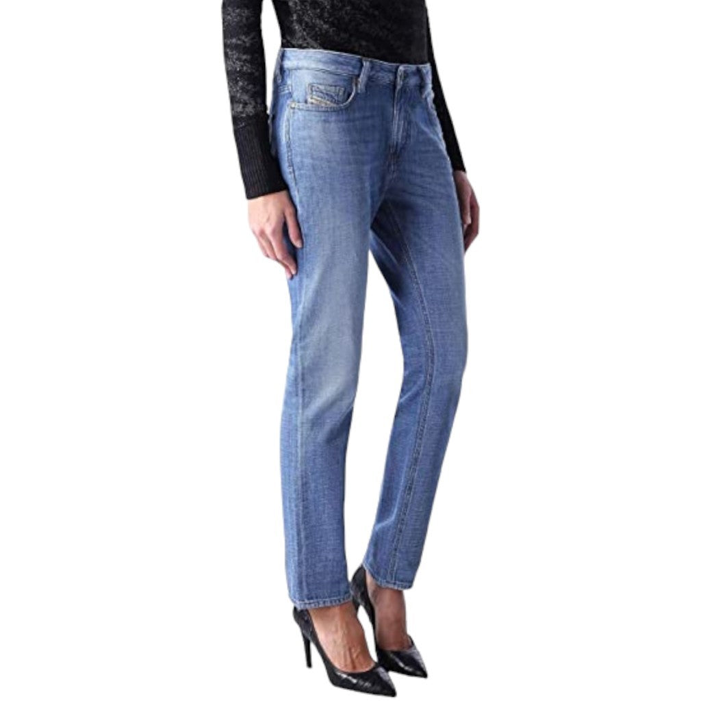 DIESEL RIZZO 0847R Womens Denim Jeans Regular Slim Fit Low Waist Casual Trouser