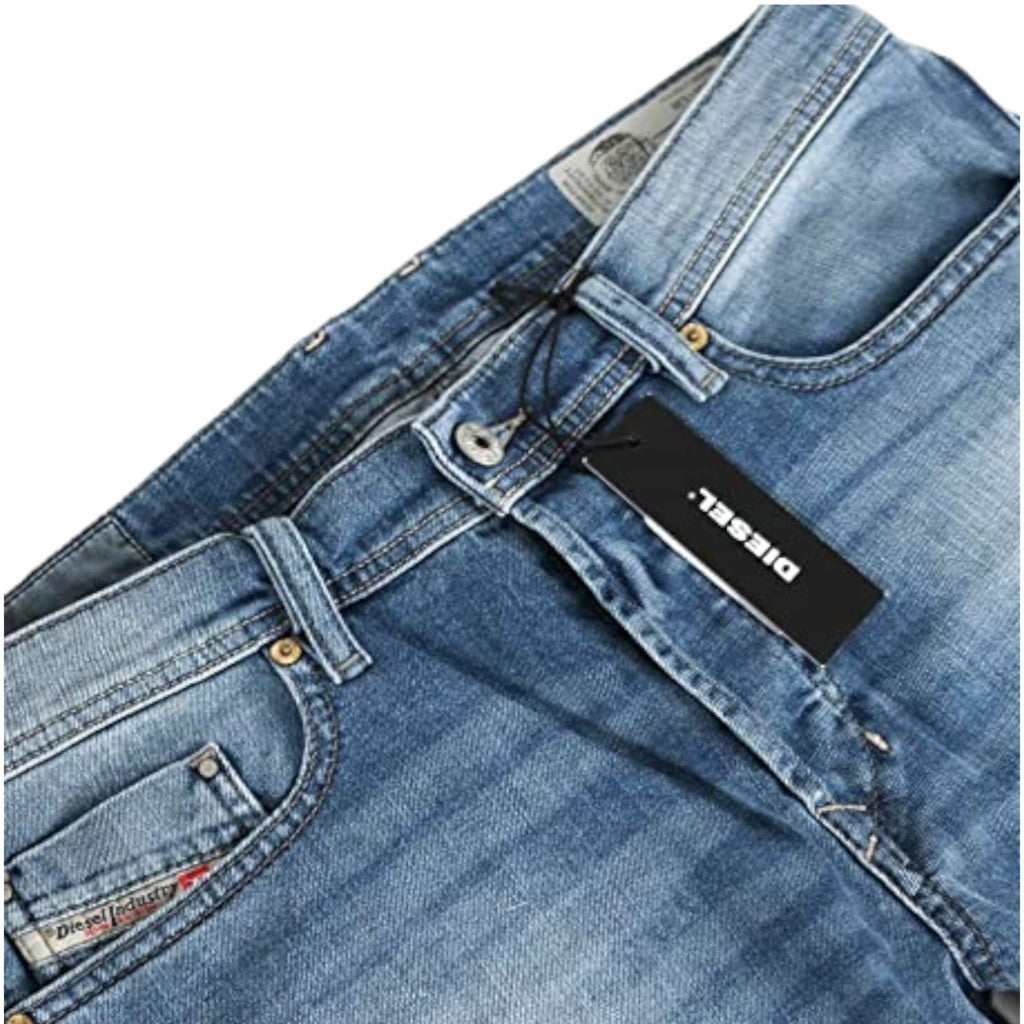 DIESEL TEPPHAR 0842H Mens Denim Jeans Casual Stretch Trousers Slim Fit  Pants