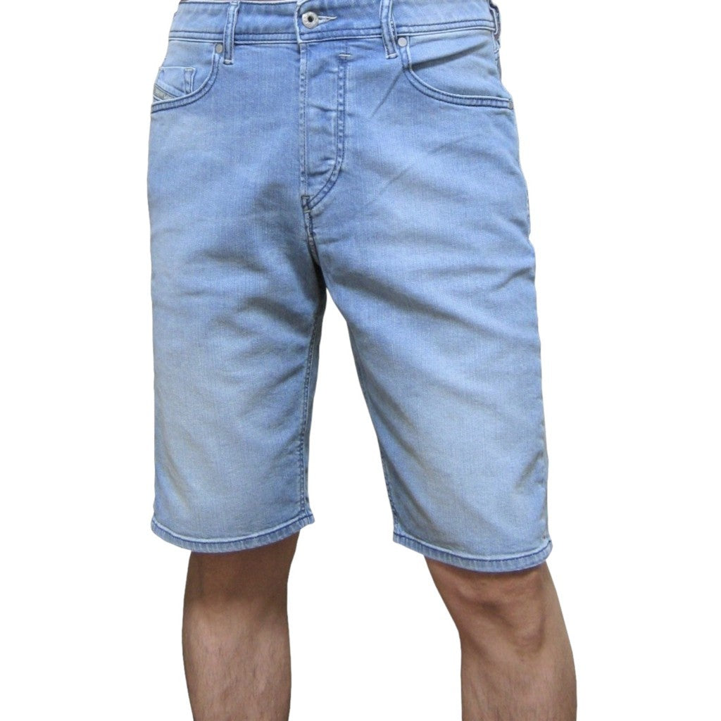 DIESEL KEESHORT RN84Q Mens Denim Jeans Shorts Summer Casual Beach Faded Shorts