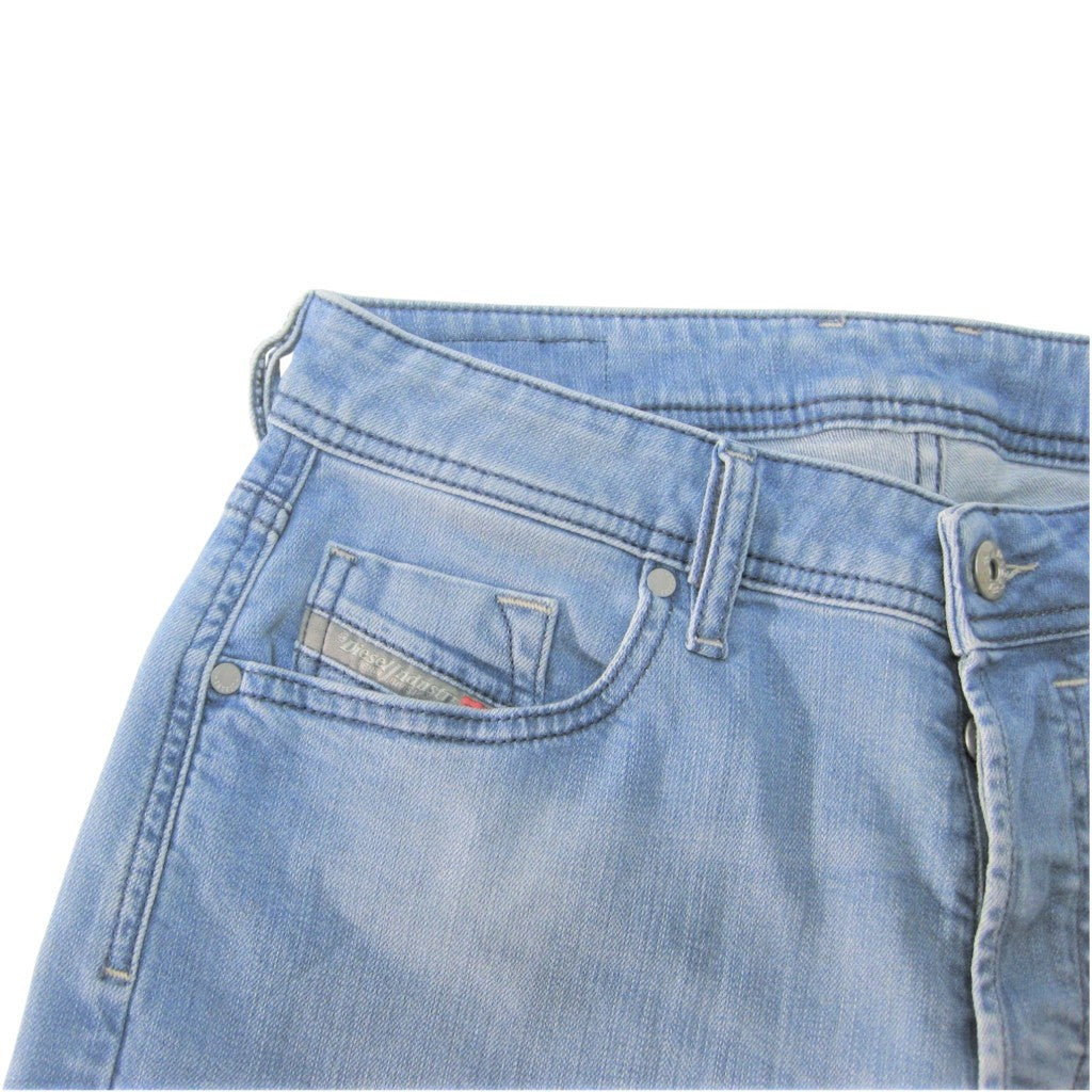 DIESEL KEESHORT RN84Q Mens Denim Jeans Shorts Summer Casual Beach Faded Shorts