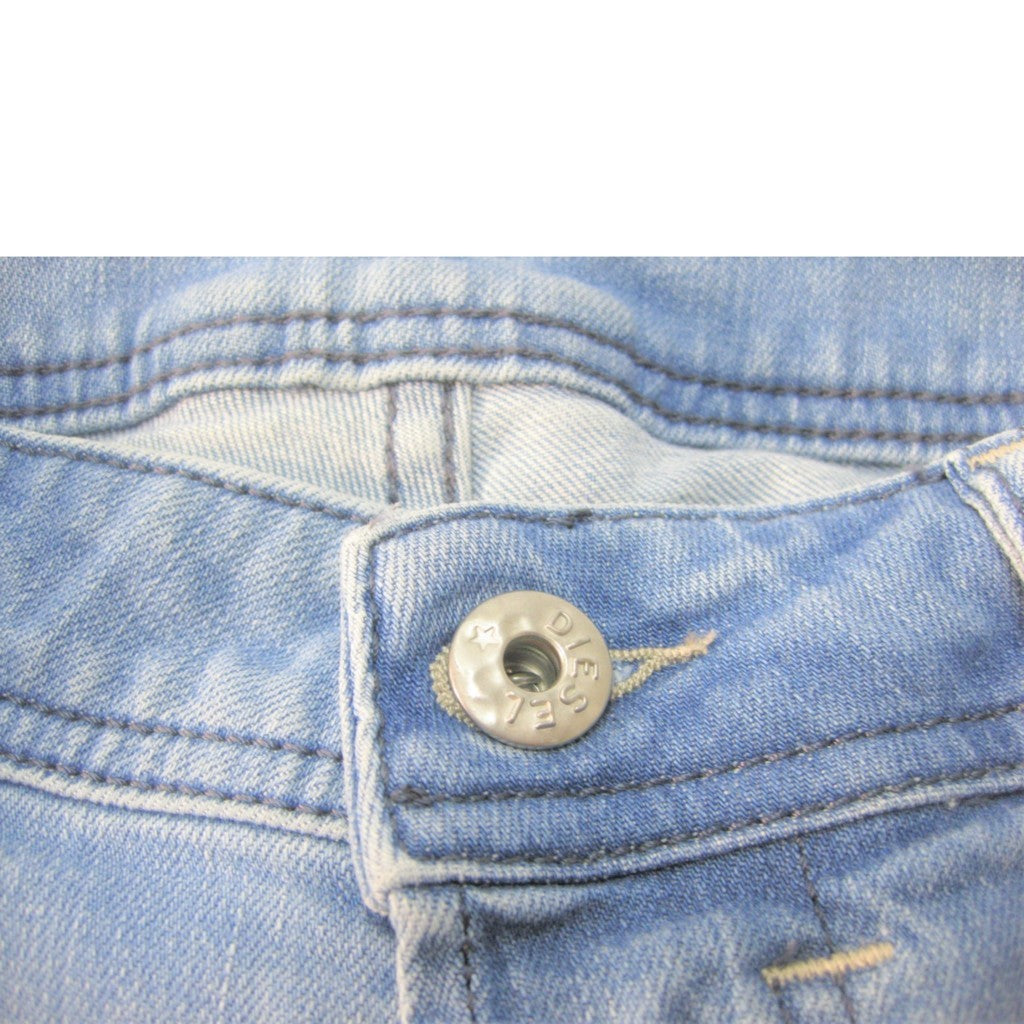 DIESEL KEESHORT RN84Q Mens Denim Jeans Shorts Summer Casual Beach Faded Shorts