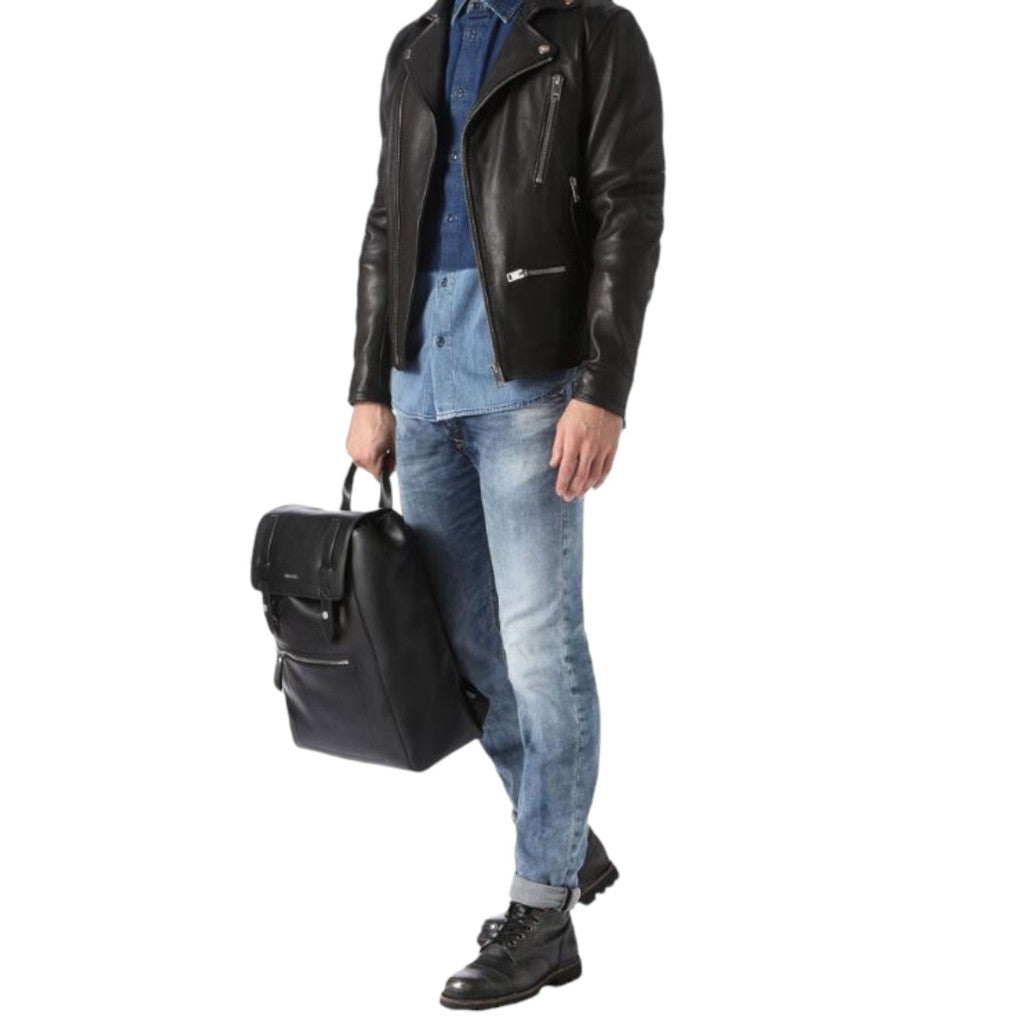 DIESEL WAYKEE BN NE 0672A Mens Denim Jogg Jeans Italy Stretch Regular Straight