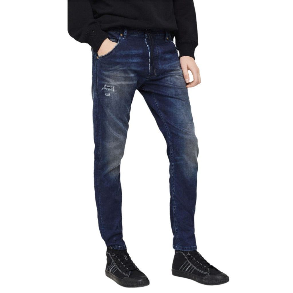 DIESEL KROOLEY 069GZ Mens Denim Jogg Jeans Slim Fit Casual Relax Sweat Pants