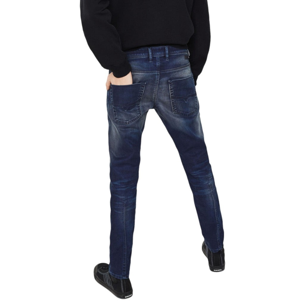 DIESEL KROOLEY 069GZ Mens Denim Jogg Jeans Slim Fit Casual Relax Sweat Pants