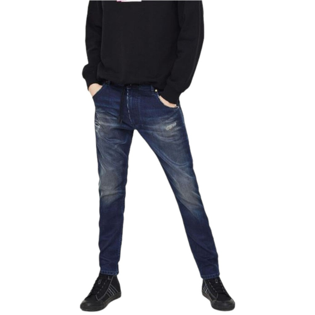 DIESEL KROOLEY 069GZ Mens Denim Jogg Jeans Slim Fit Casual Relax Sweat Pants