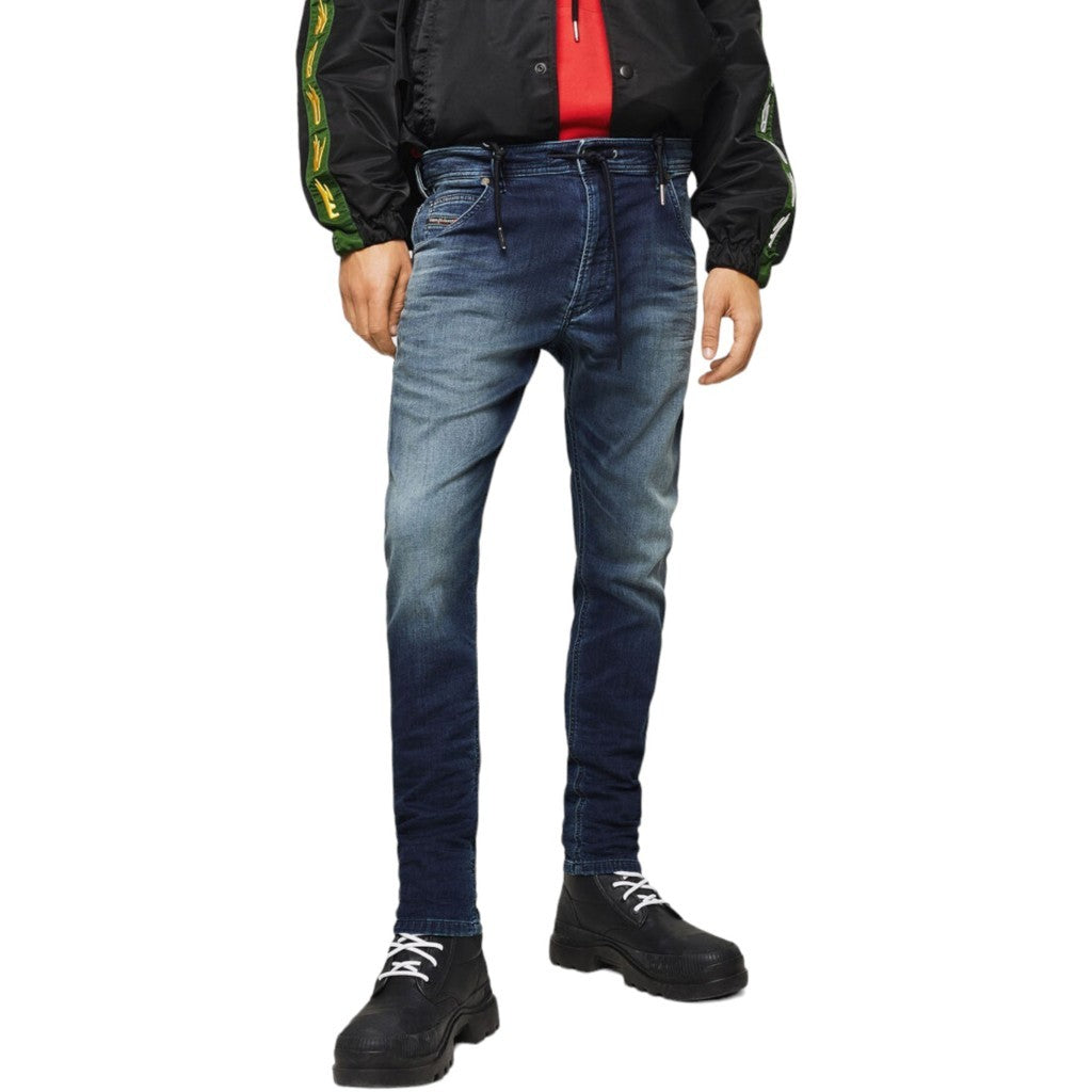 DIESEL KROOLEY 069HH Mens Denim Jogg Jeans Slim Fit Casual Relax Sweat Pants