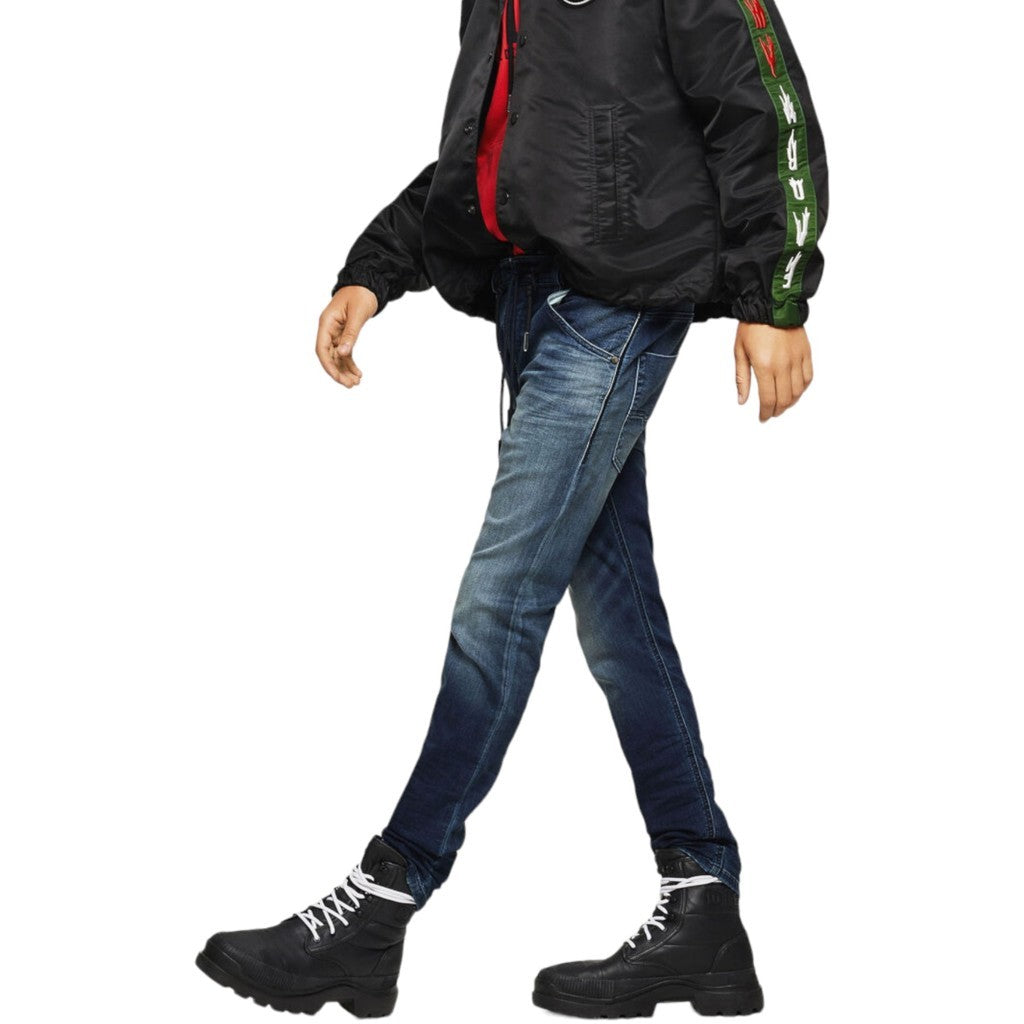 DIESEL KROOLEY 069HH Mens Denim Jogg Jeans Slim Fit Casual Relax Sweat Pants