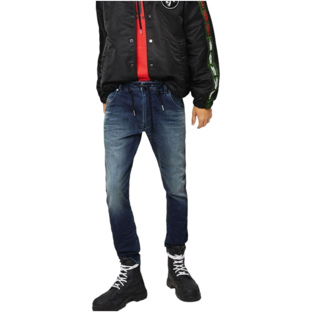 DIESEL KROOLEY 069HH Mens Denim Jogg Jeans Slim Fit Casual Relax Sweat Pants