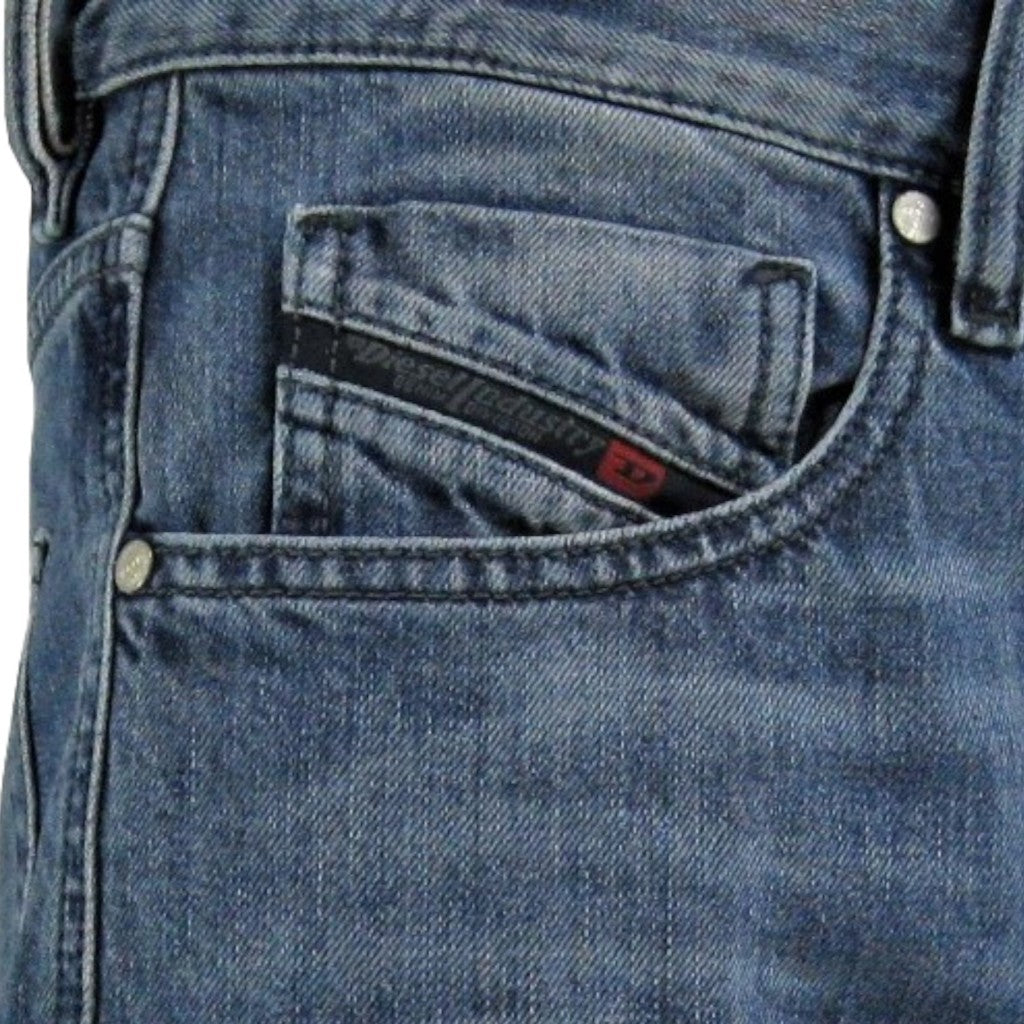 DIESEL MHARKY 0094D Mens Denim Jeans Casual Slim Skinny Low Crotch Trousers