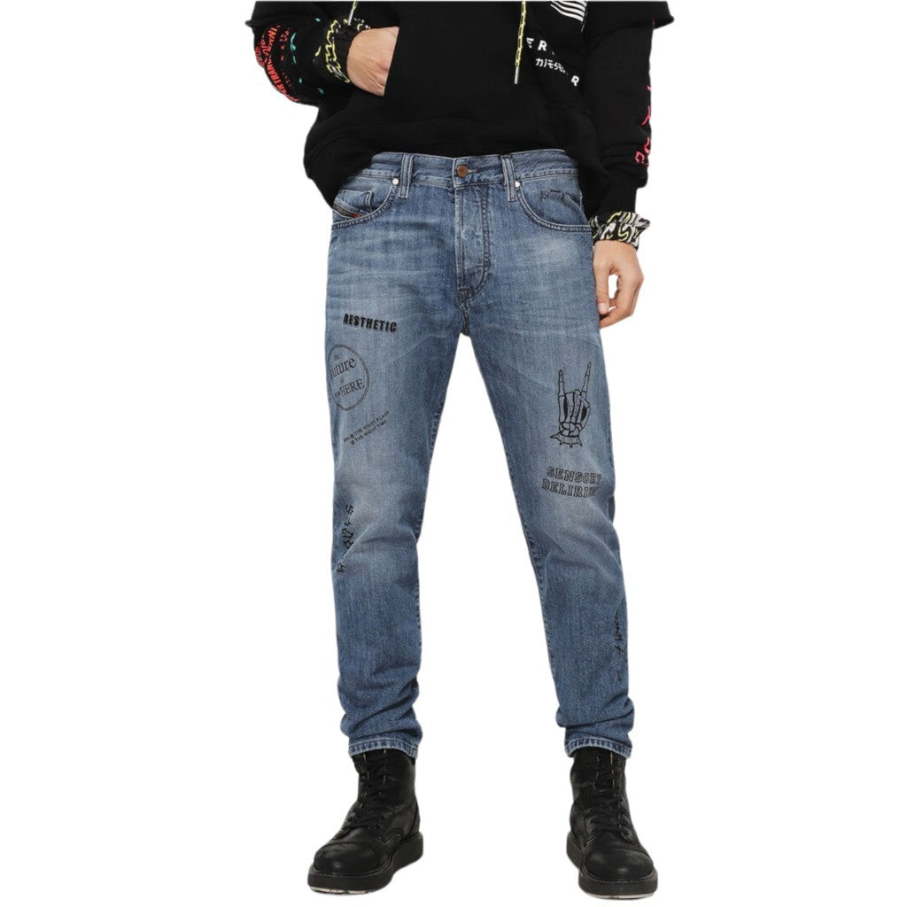 DIESEL MHARKY 0094D Mens Denim Jeans Casual Slim Skinny Low Crotch Trousers