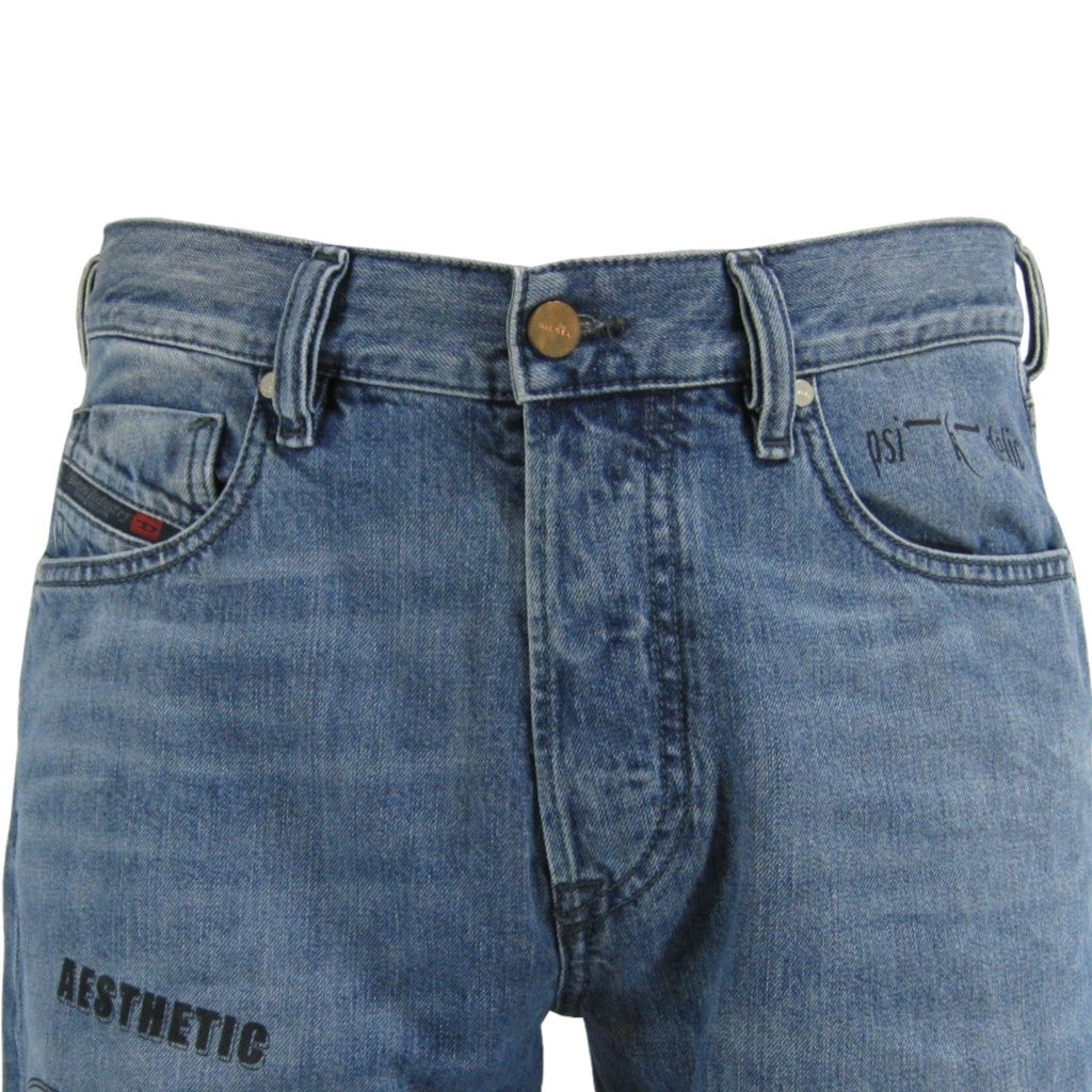 DIESEL MHARKY 0094D Mens Denim Jeans Casual Slim Skinny Low Crotch Trousers