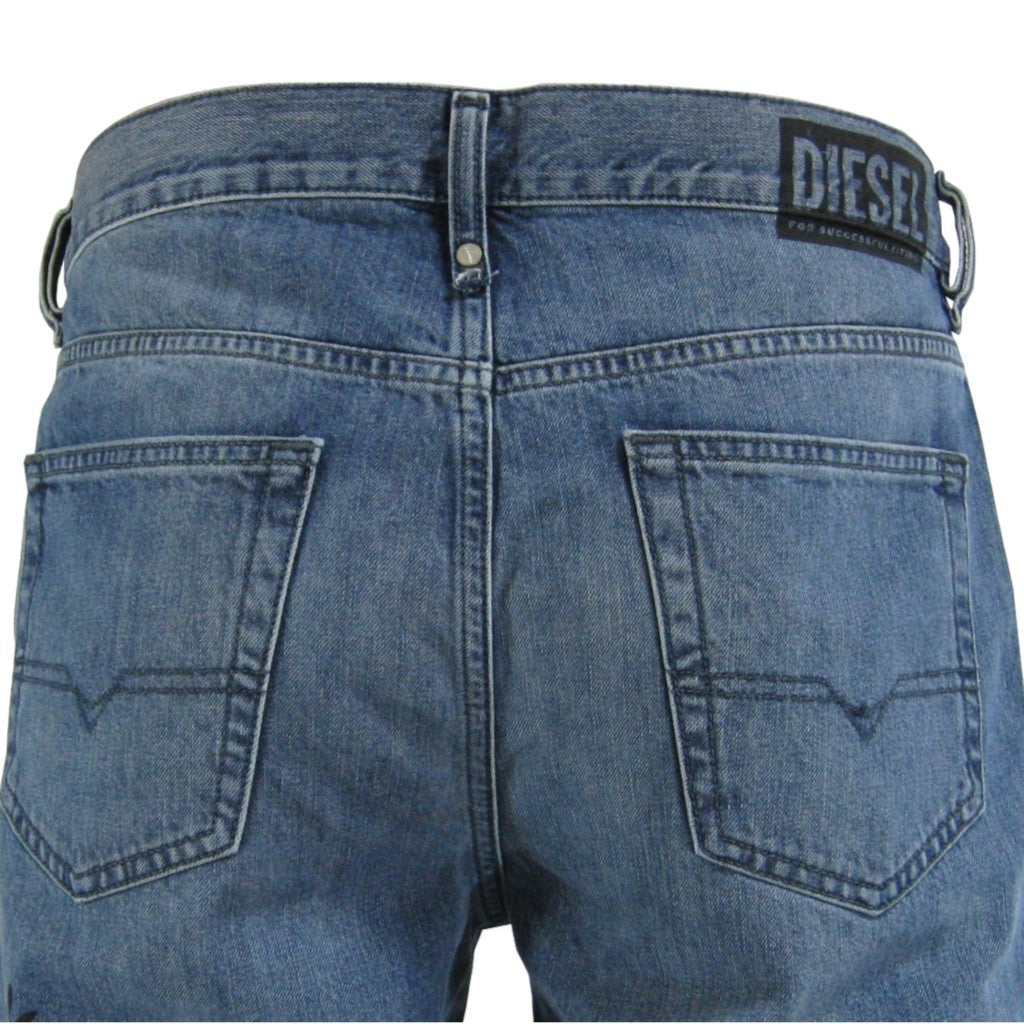 DIESEL MHARKY 0094D Mens Denim Jeans Casual Slim Skinny Low Crotch Trousers
