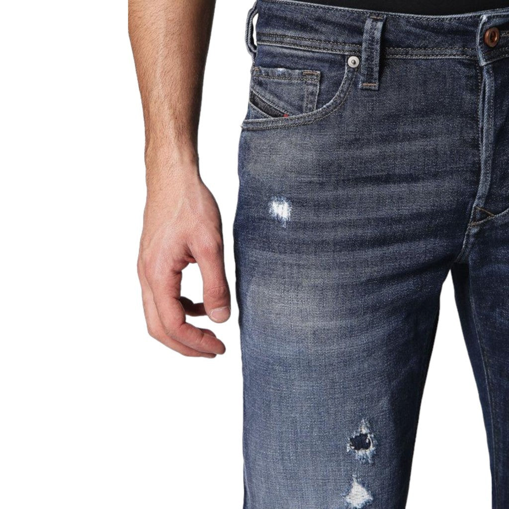 DIESEL LARKEE 084QT Mens Denim Jeans Casual Stretch Regular Tapered Trousers