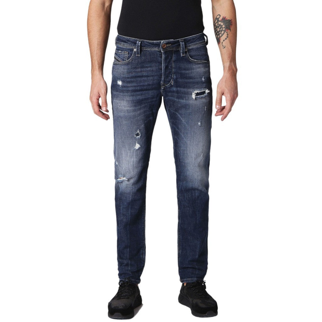 DIESEL LARKEE 084QT Mens Denim Jeans Casual Stretch Regular Tapered Trousers