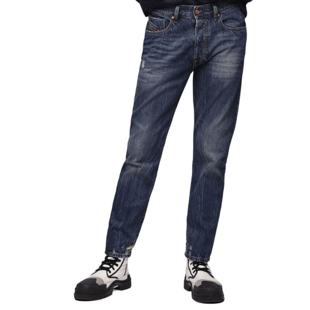 DIESEL MHARKY 080AG Mens Denim Jeans Casual Regular Slim Skinny Trousers