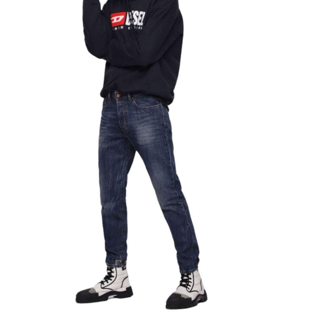 DIESEL MHARKY 080AG Mens Denim Jeans Casual Regular Slim Skinny Trousers