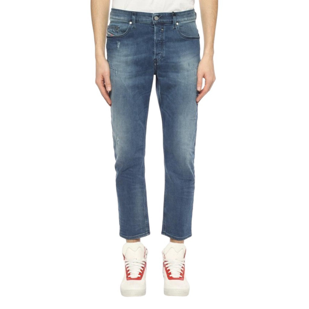 DIESEL JIFER 084NV Mens Denim Jeans Casual Stretch Regular Slim Tapered Trousers