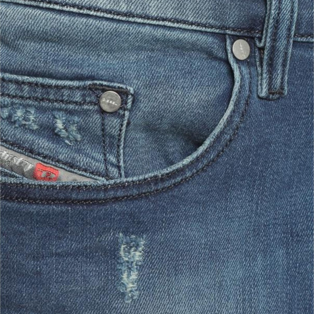 DIESEL JIFER 084NV Mens Denim Jeans Casual Stretch Regular Slim Tapered Trousers