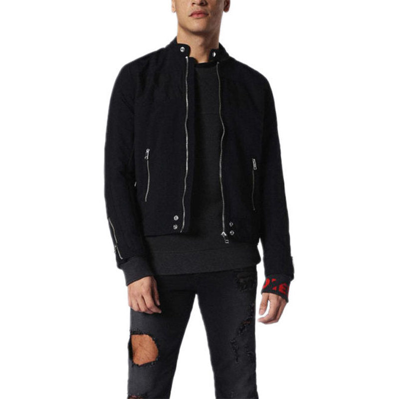 DIESEL J STREET Mens Biker Jackets Slim Fit Summer Outwear Bomber Casual Coat