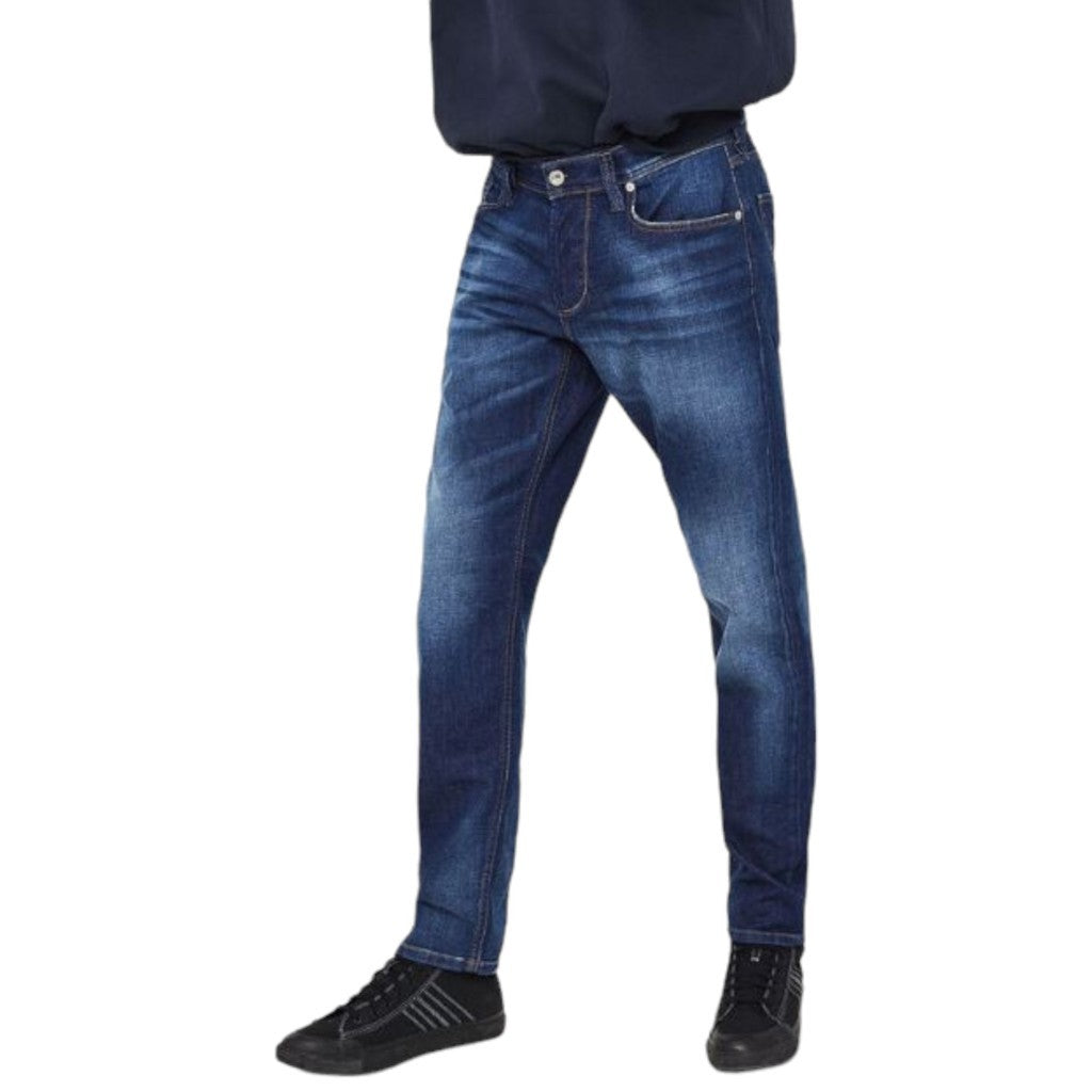 DIESEL LARKEE 084GR Mens Denim Jeans Casual Stretch Regular Tapered Trousers