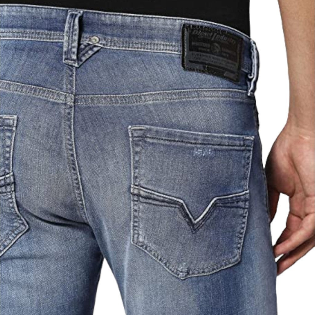 DIESEL LARKEE 084QG Mens Denim Jeans Casual Stretch Regular Straight Trousers